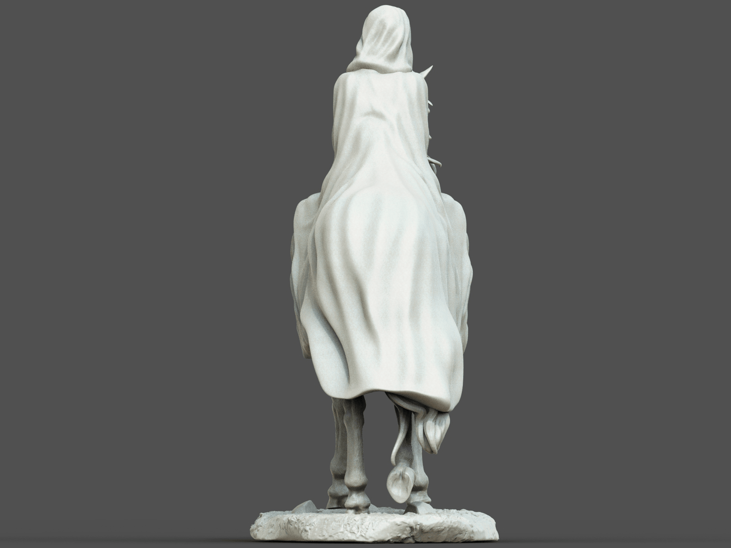Arwen on horse - CA 3D Studios - Dark Forge Arts