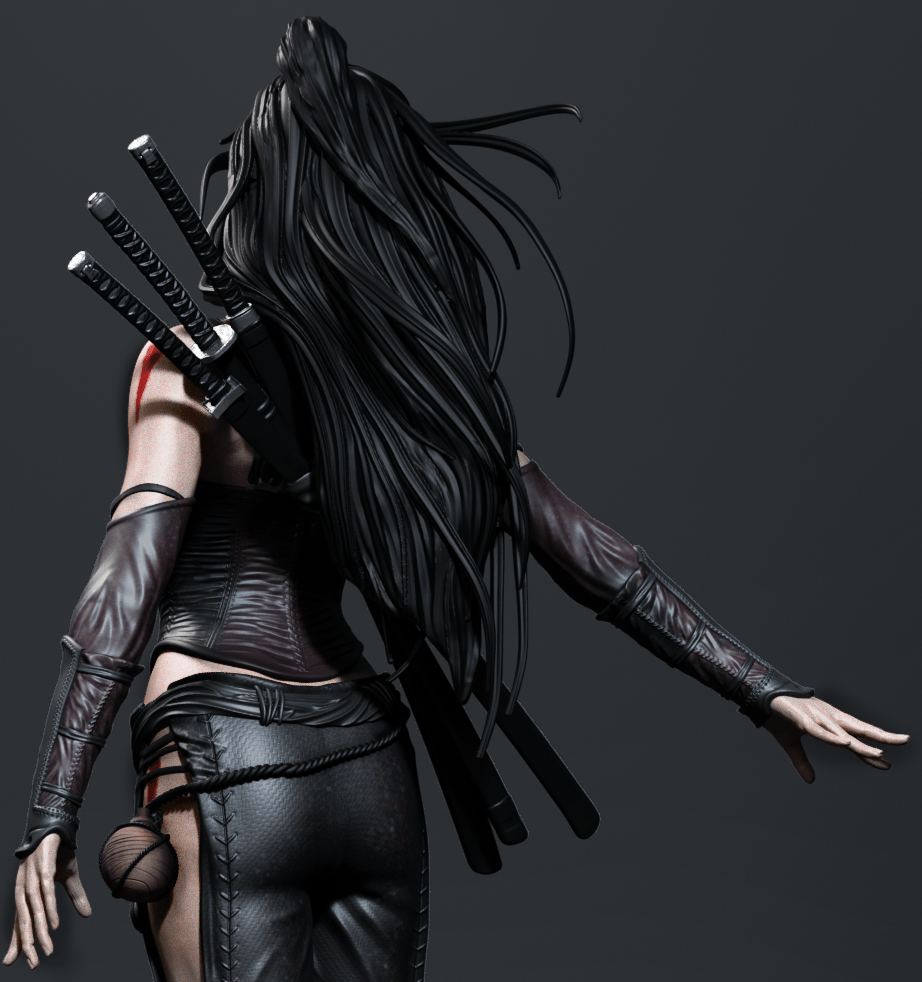 Asian Warrior - CA 3D Studios - Dark Forge Arts