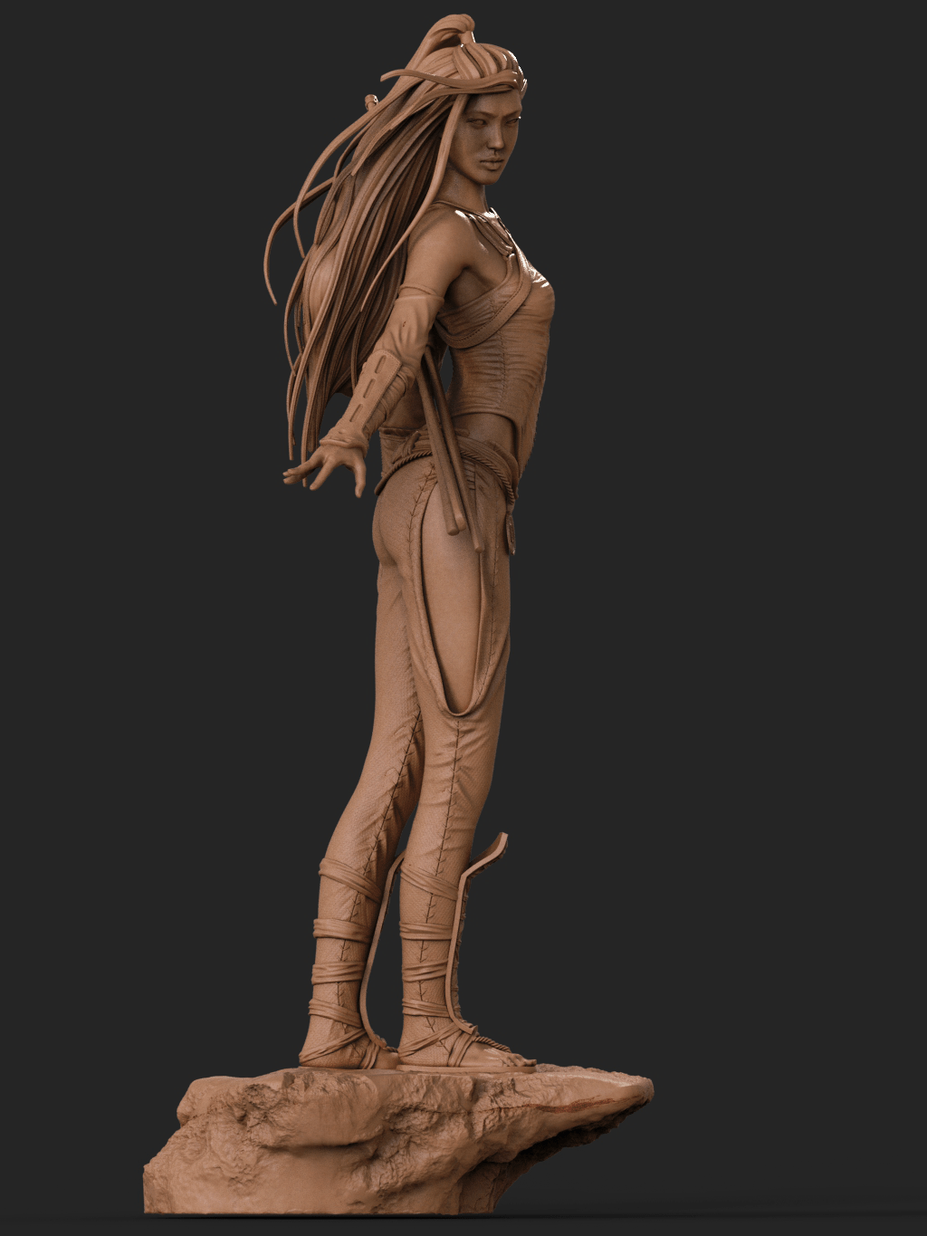 Asian Warrior - CA 3D Studios - Dark Forge Arts