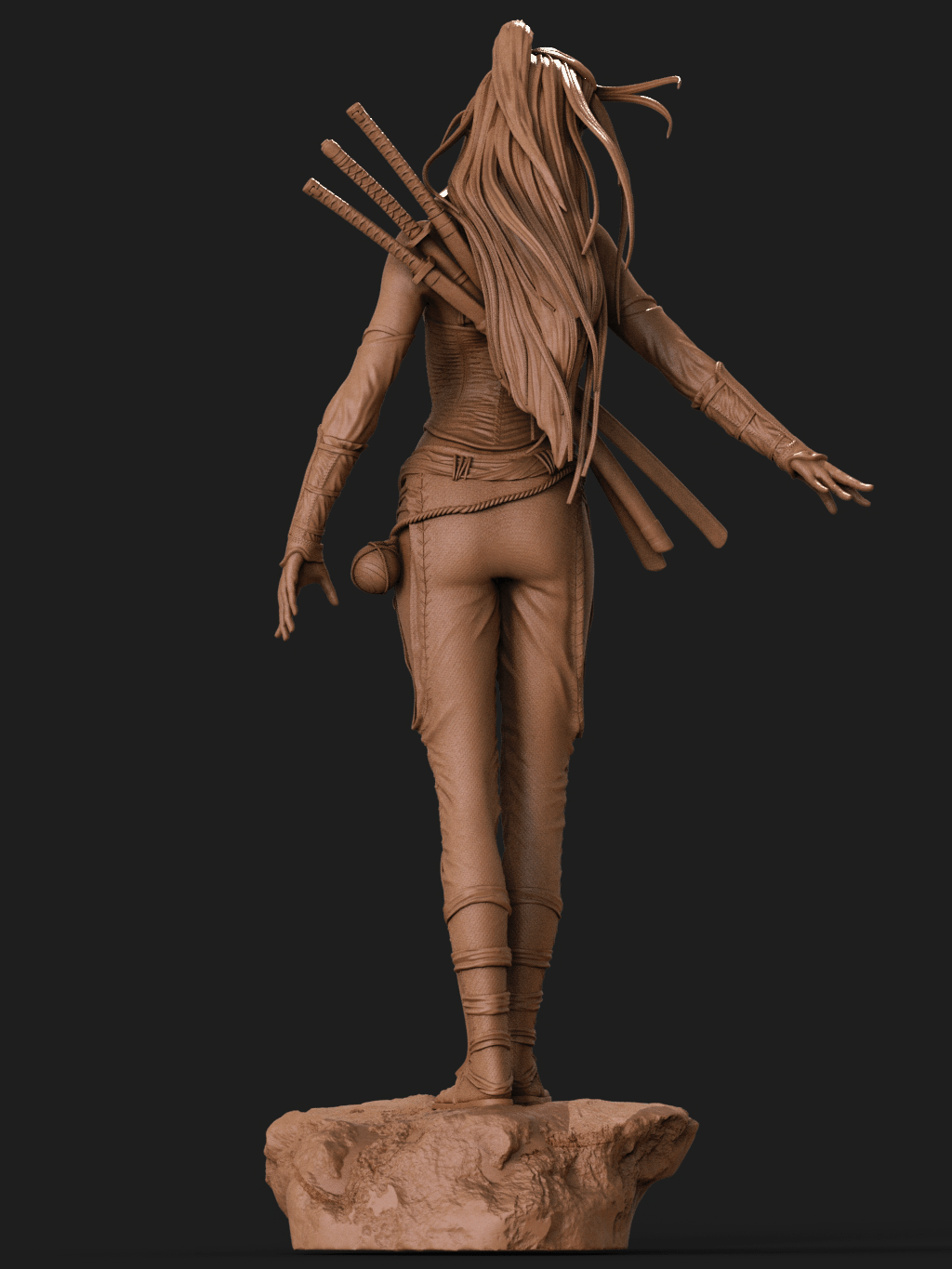 Asian Warrior - CA 3D Studios - Dark Forge Arts