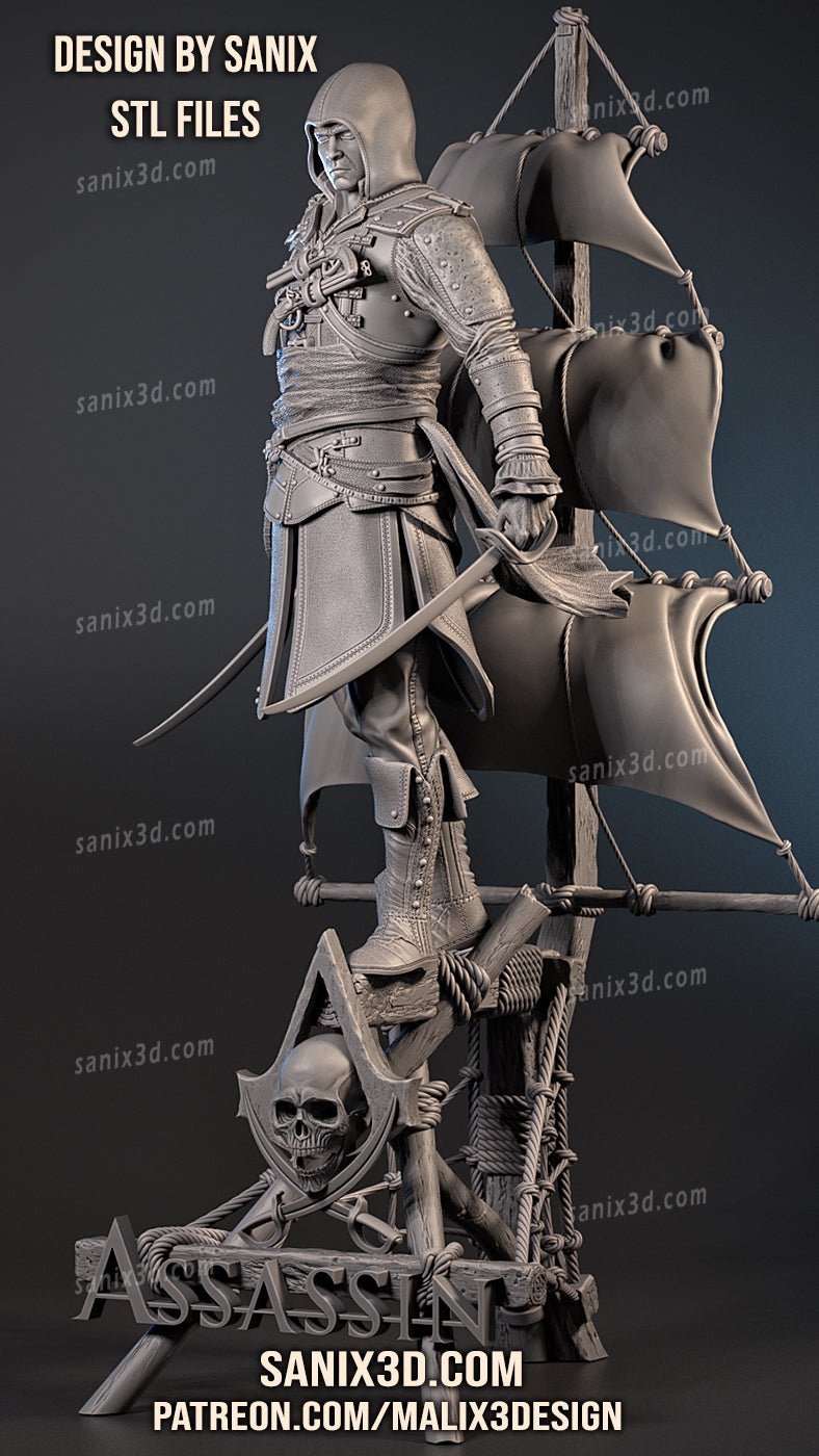 Assassin's Creed Black Flag - Sanix3D - Dark Forge Arts