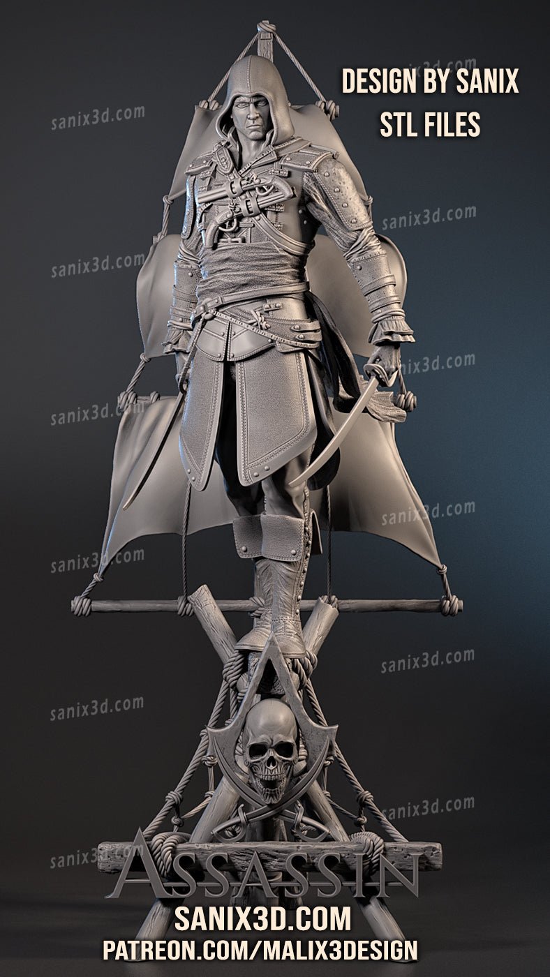 Assassin's Creed Black Flag - Sanix3D - Dark Forge Arts