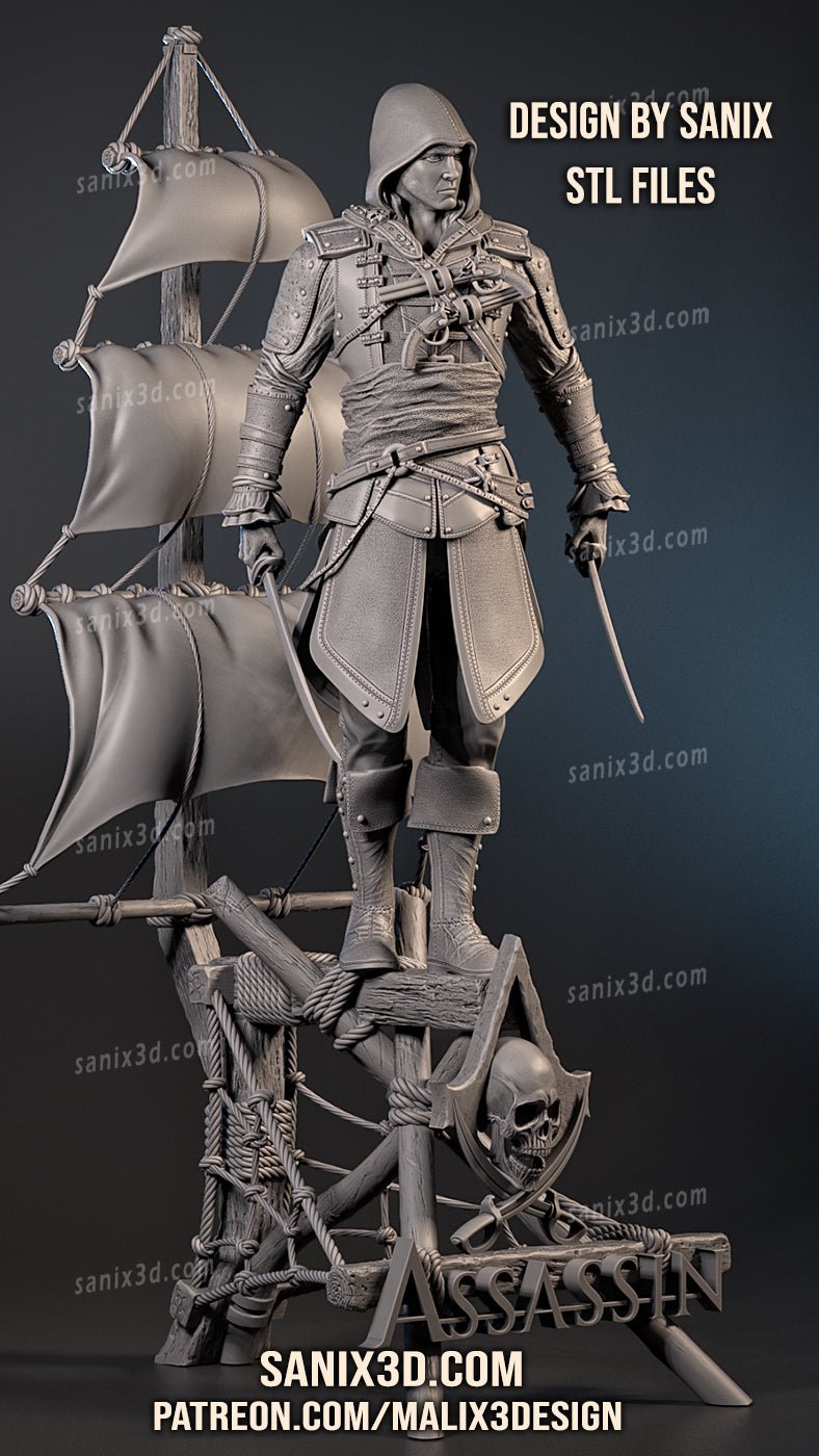 Assassin's Creed Black Flag - Sanix3D - Dark Forge Arts
