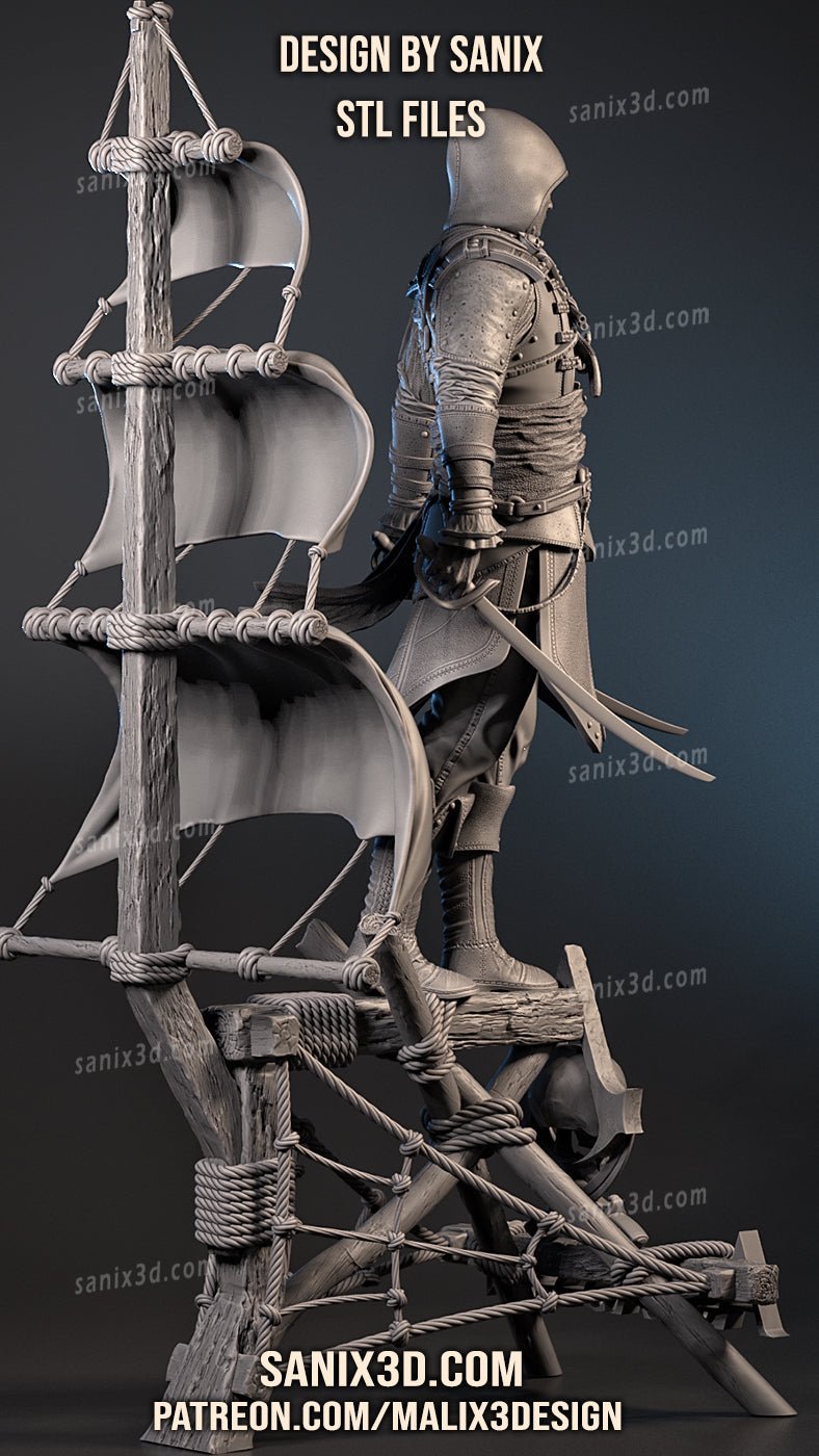 Assassin's Creed Black Flag - Sanix3D - Dark Forge Arts