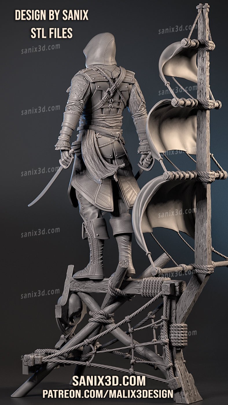 Assassin's Creed Black Flag - Sanix3D - Dark Forge Arts