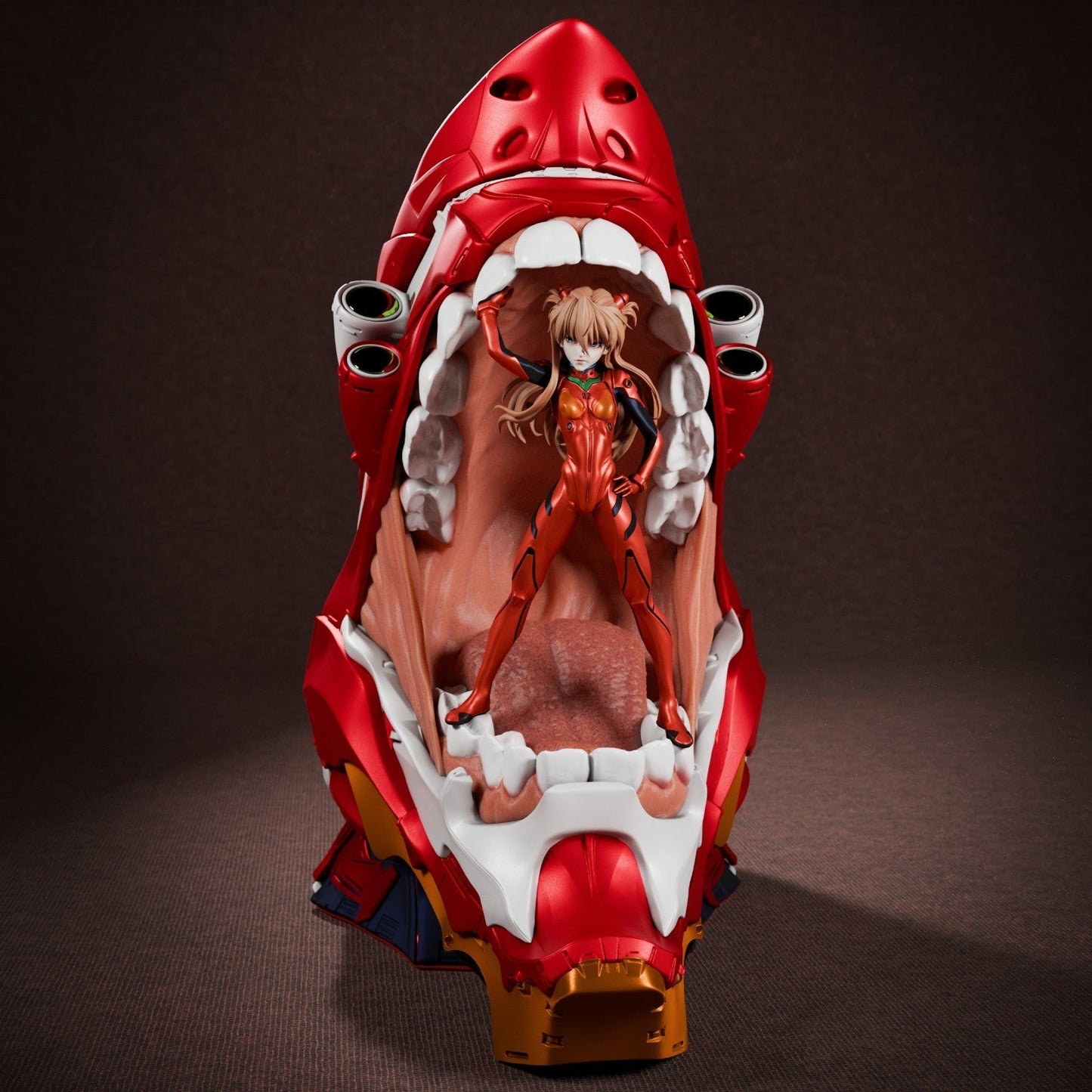 Asuka + Eva Diorama - CA 3D Studios - Dark Forge Arts