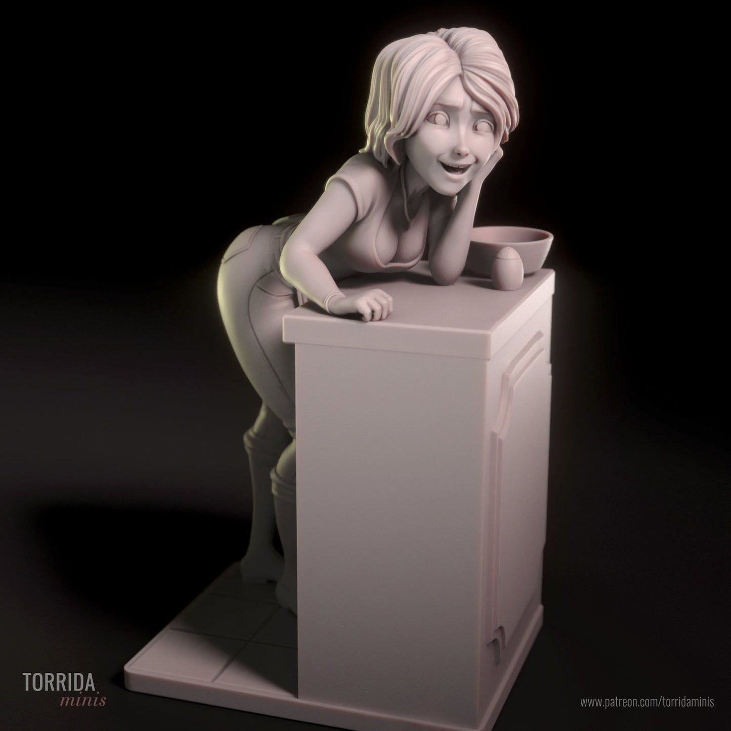 Aunt Cass - Torrida Minis - Dark Forge Arts