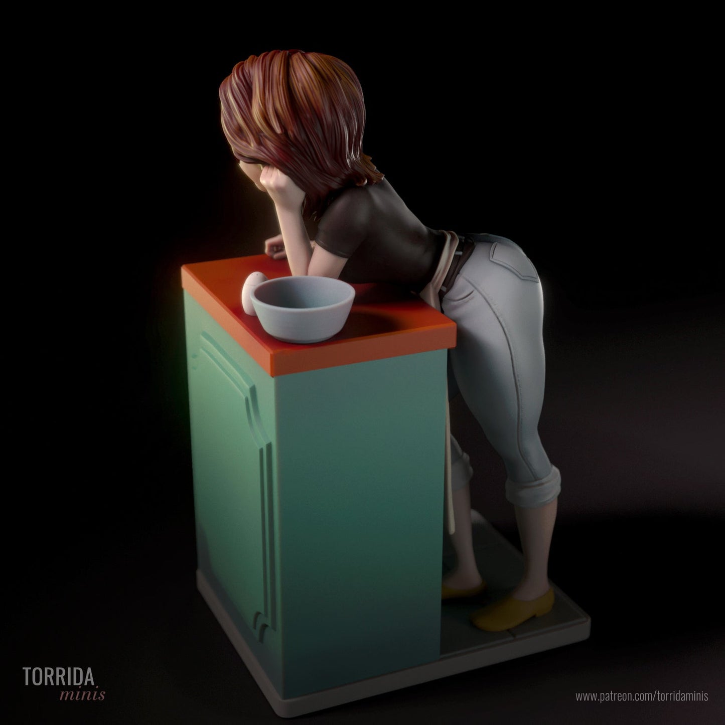 Aunt Cass - Torrida Minis - Dark Forge Arts