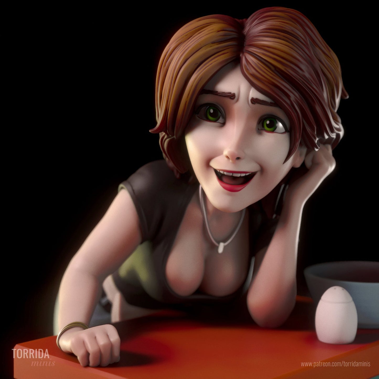 Aunt Cass - Torrida Minis - Dark Forge Arts