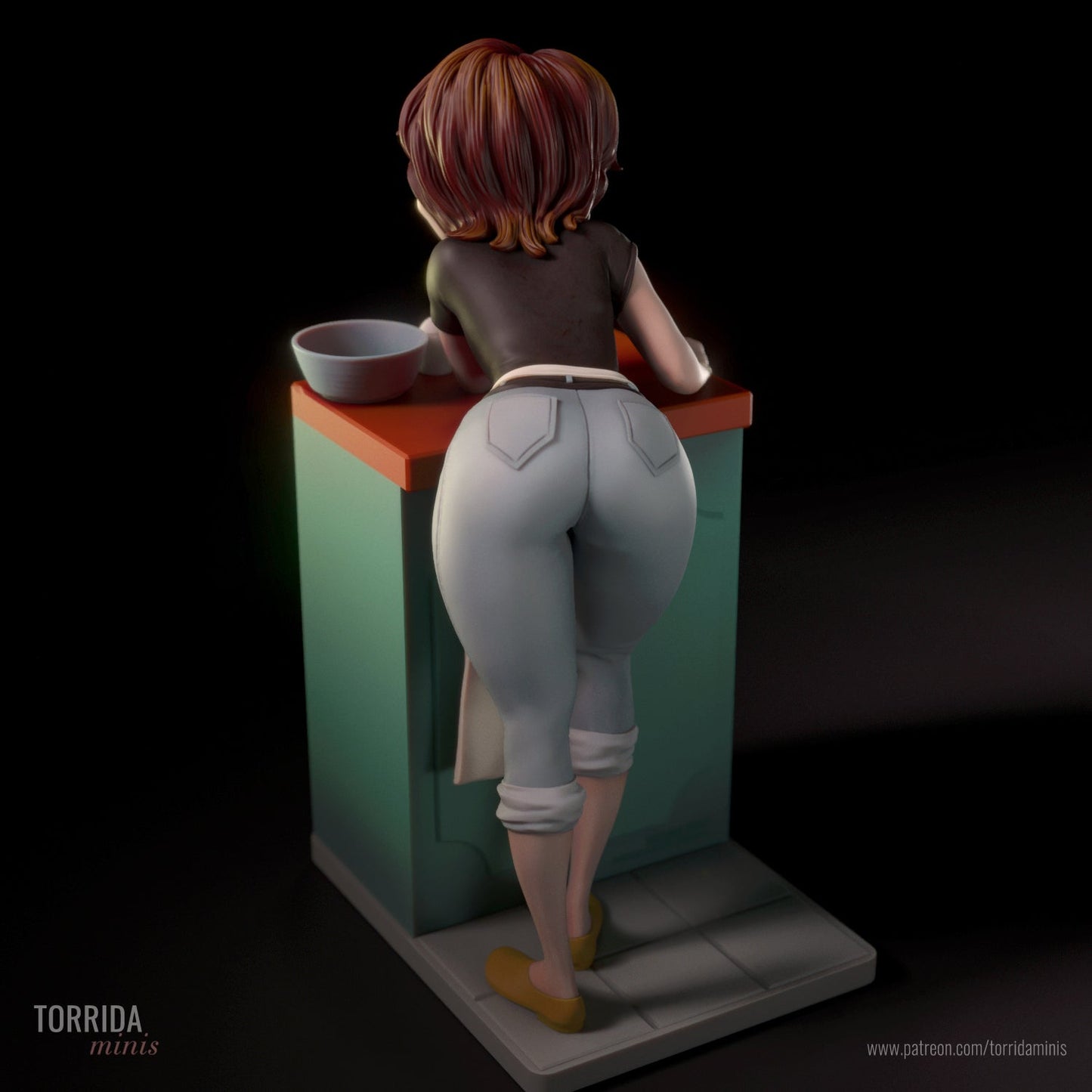 Aunt Cass - Torrida Minis - Dark Forge Arts