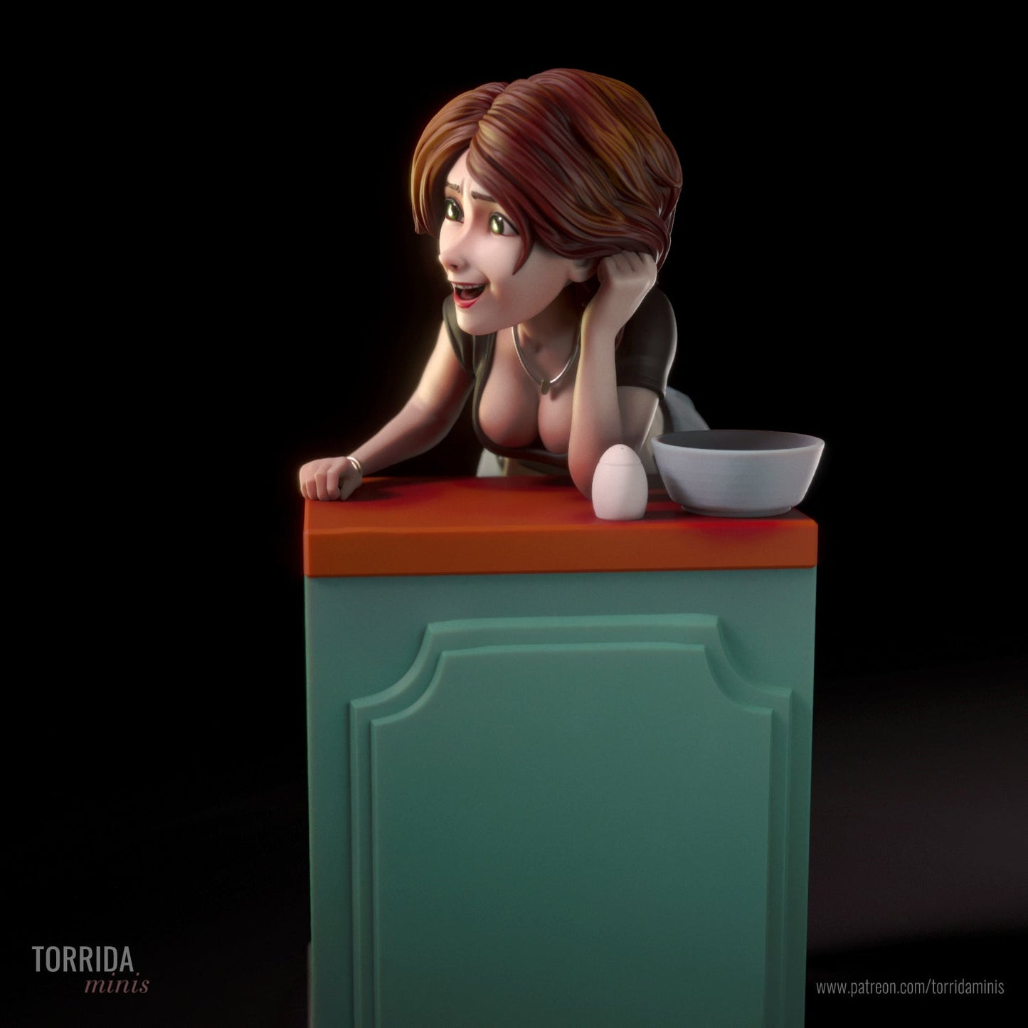 Aunt Cass - Torrida Minis - Dark Forge Arts