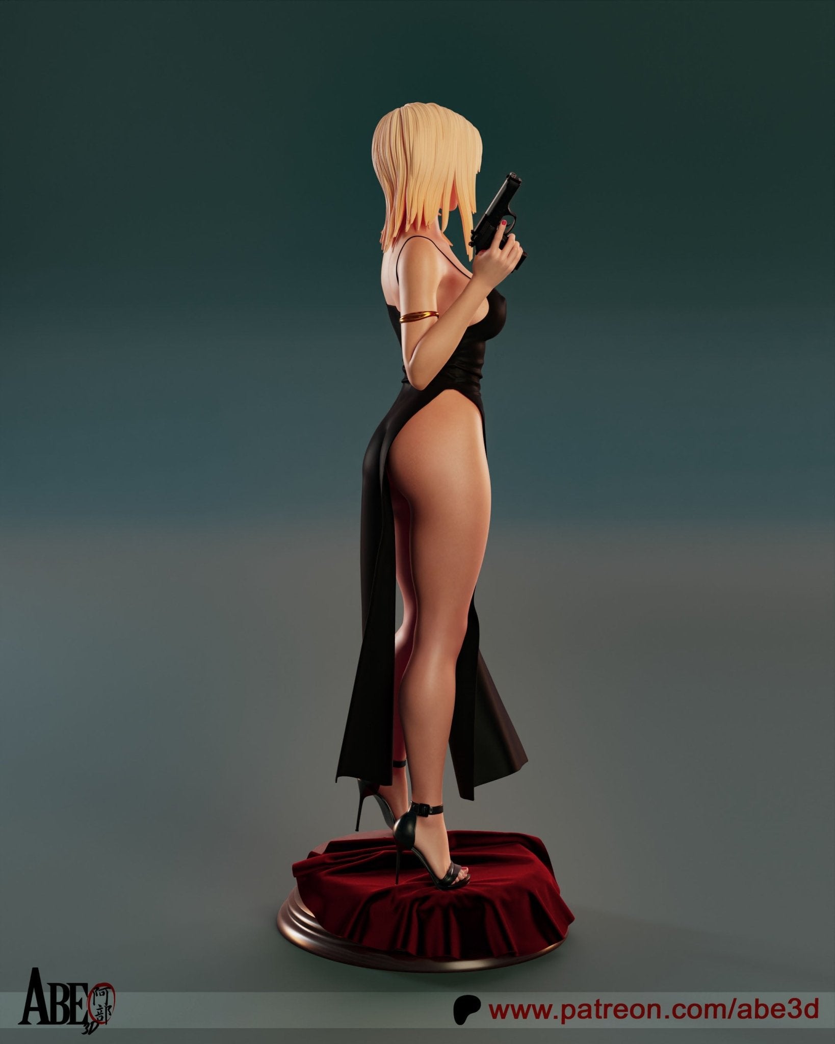 Aya Brea - Abe3D - Dark Forge Arts