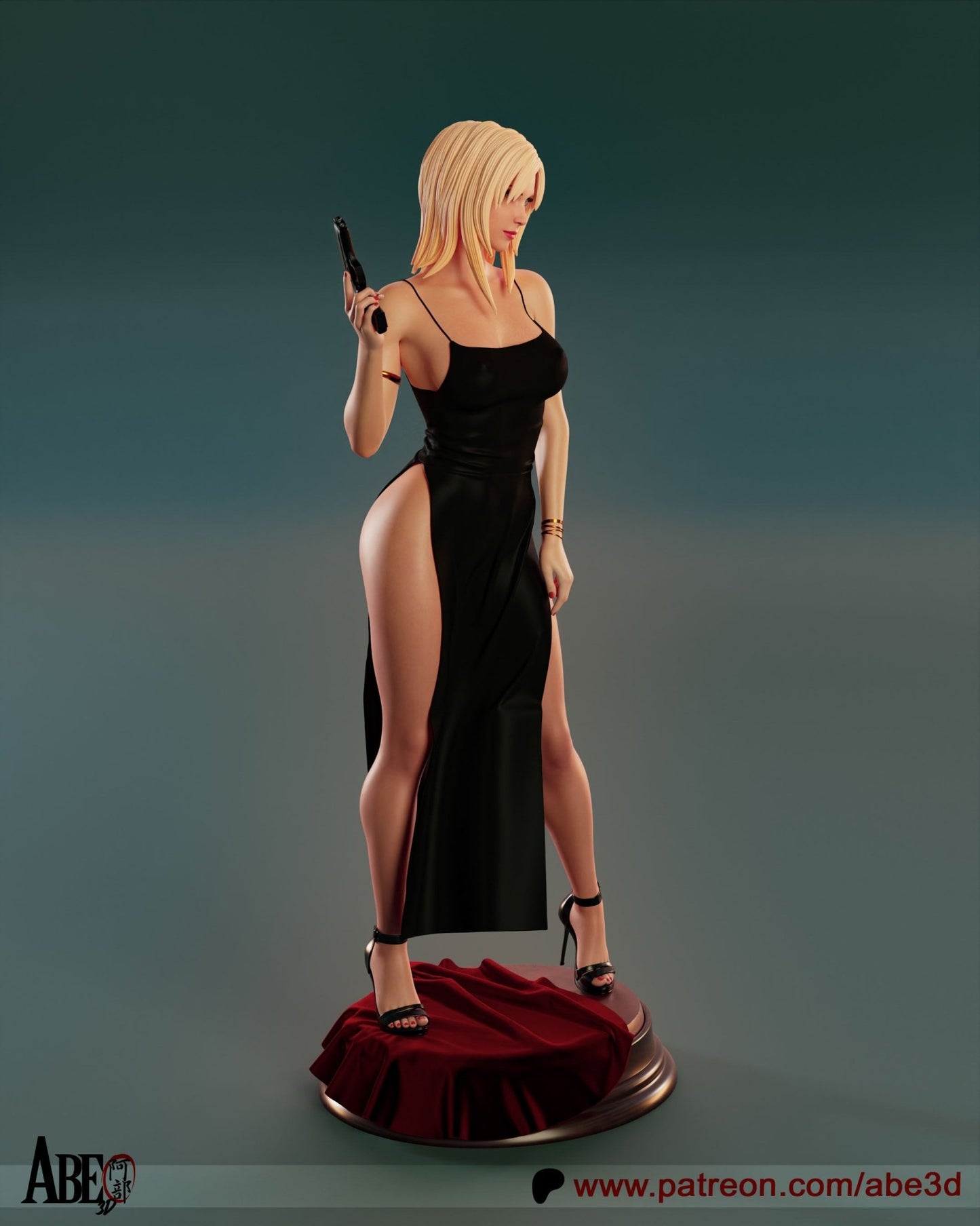 Aya Brea - Abe3D - Dark Forge Arts