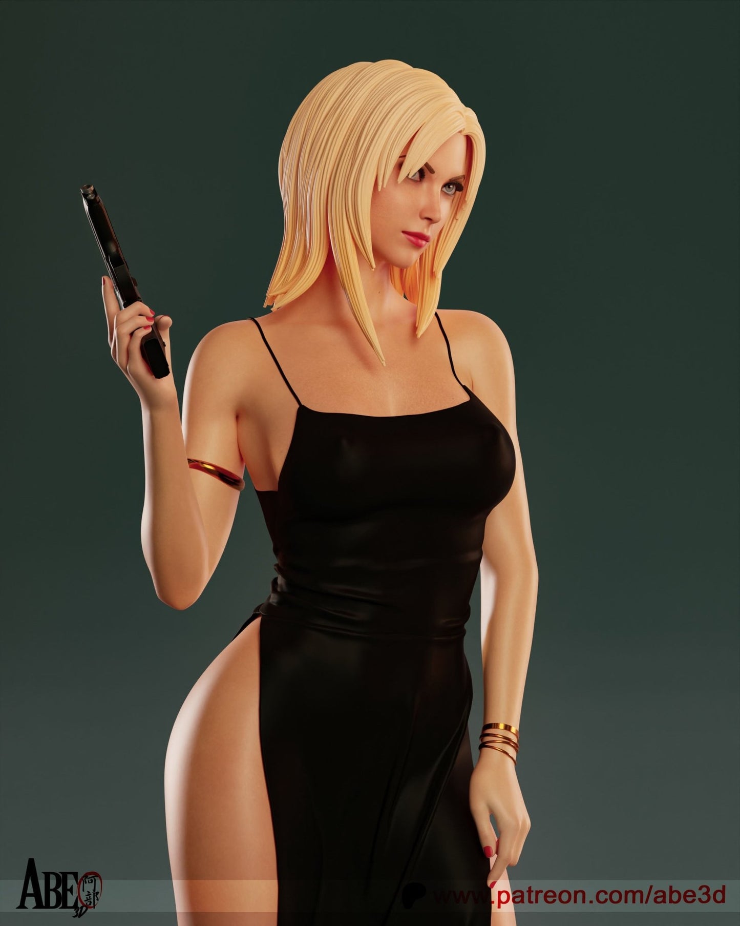 Aya Brea - Abe3D - Dark Forge Arts