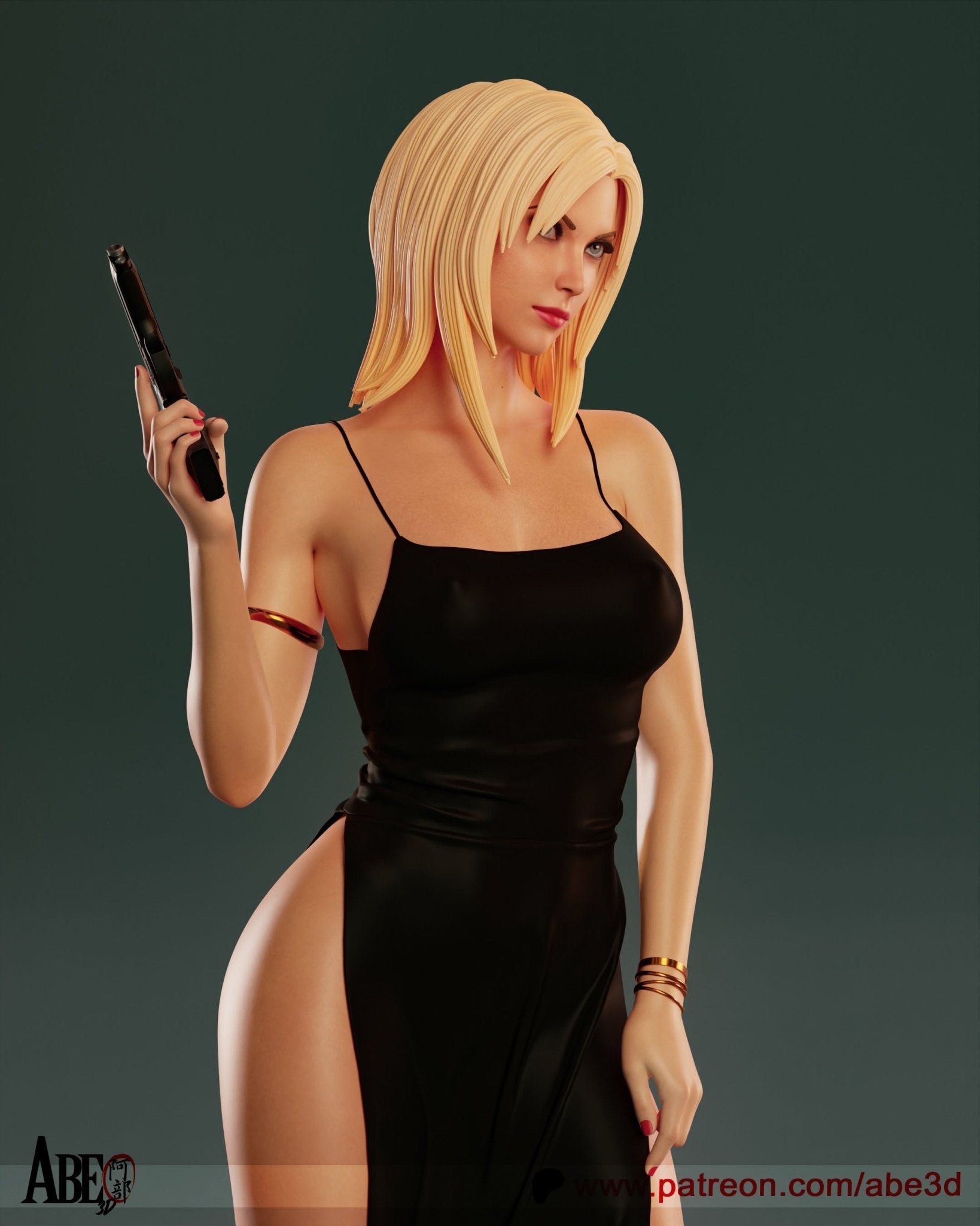 Aya Brea - Abe3D - Dark Forge Arts