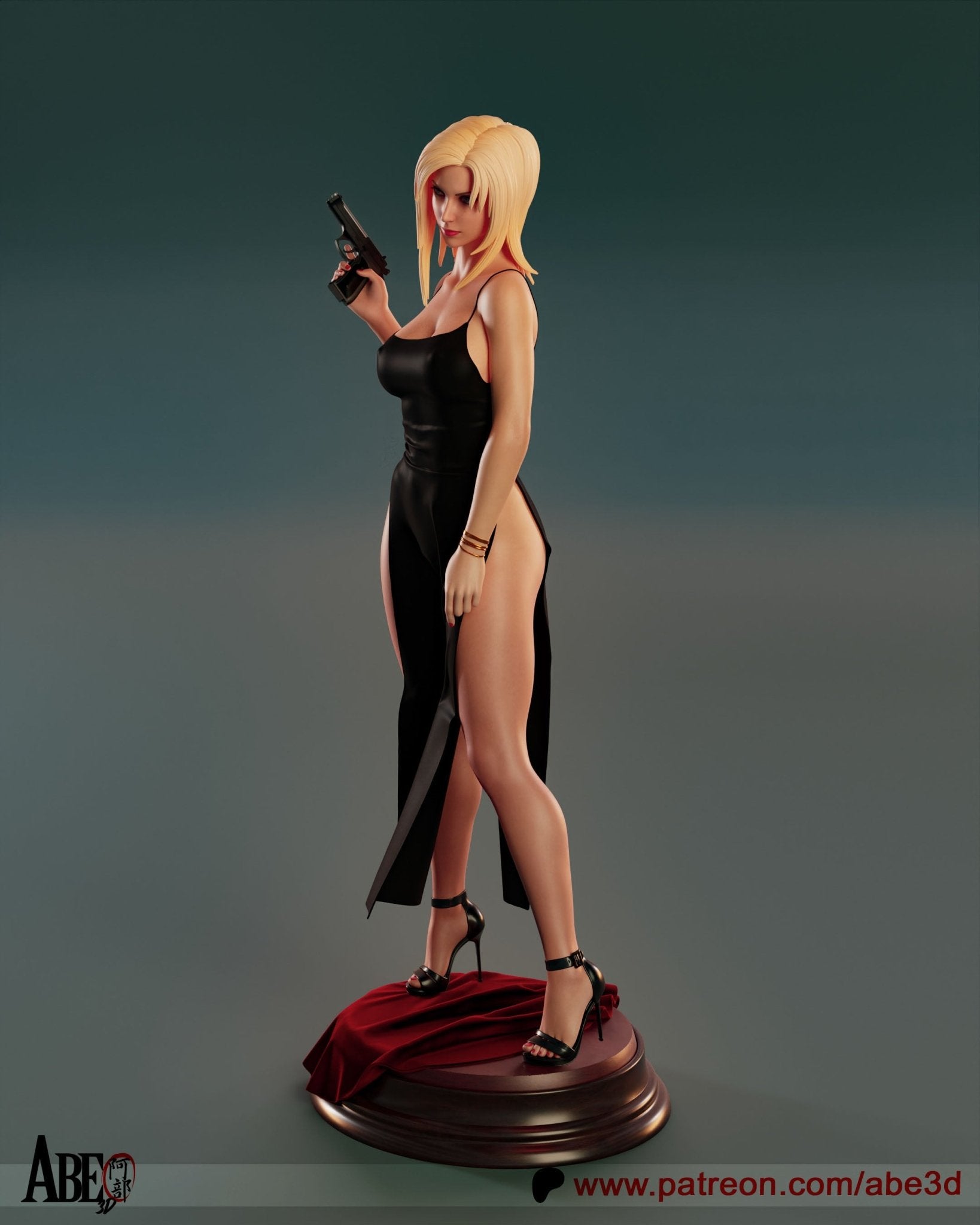 Aya Brea - Abe3D - Dark Forge Arts