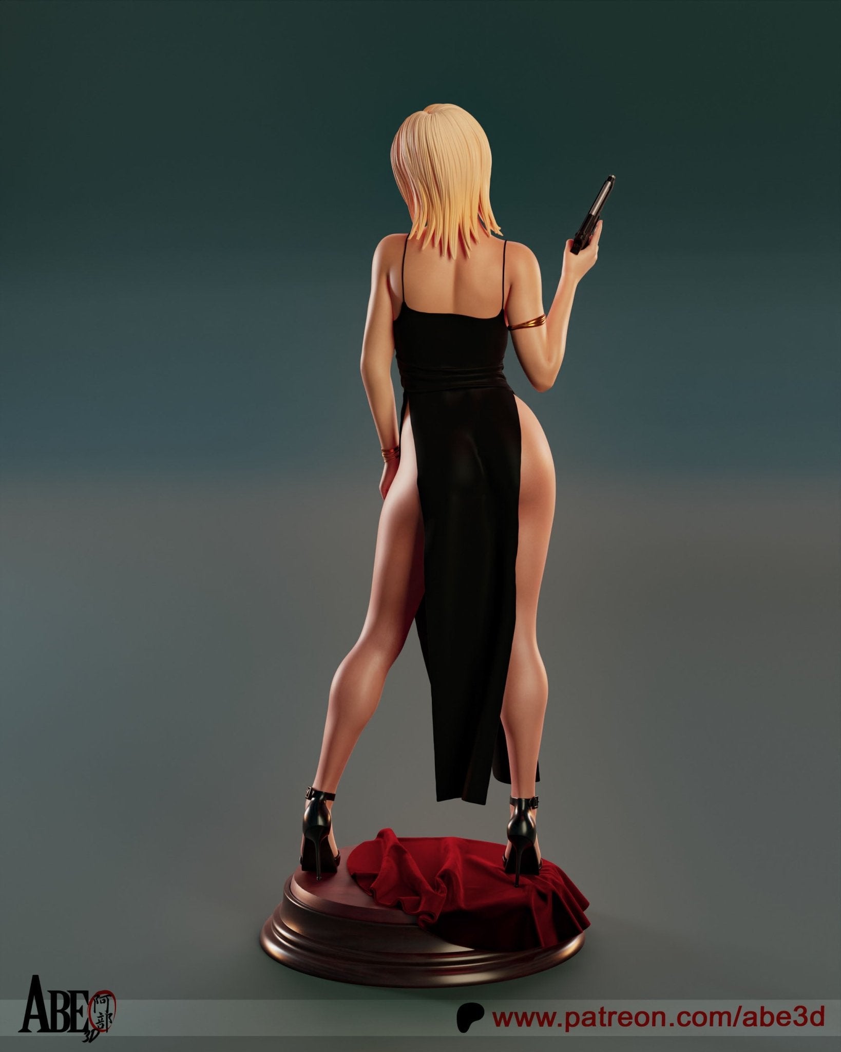 Aya Brea - Abe3D - Dark Forge Arts