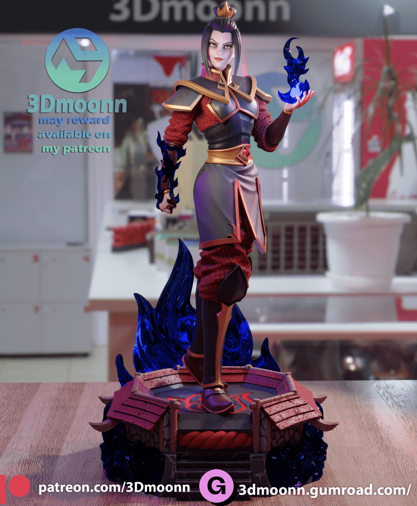 Azula - 3DMoonn - Dark Forge Arts