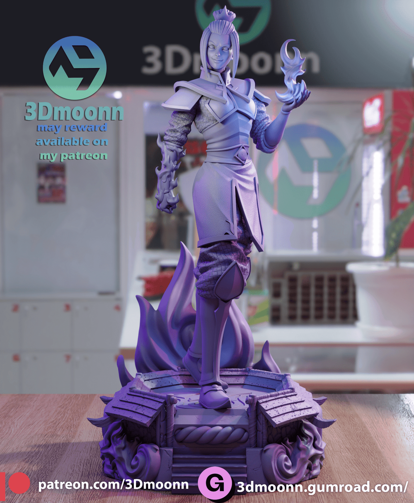 Azula - 3DMoonn - Dark Forge Arts
