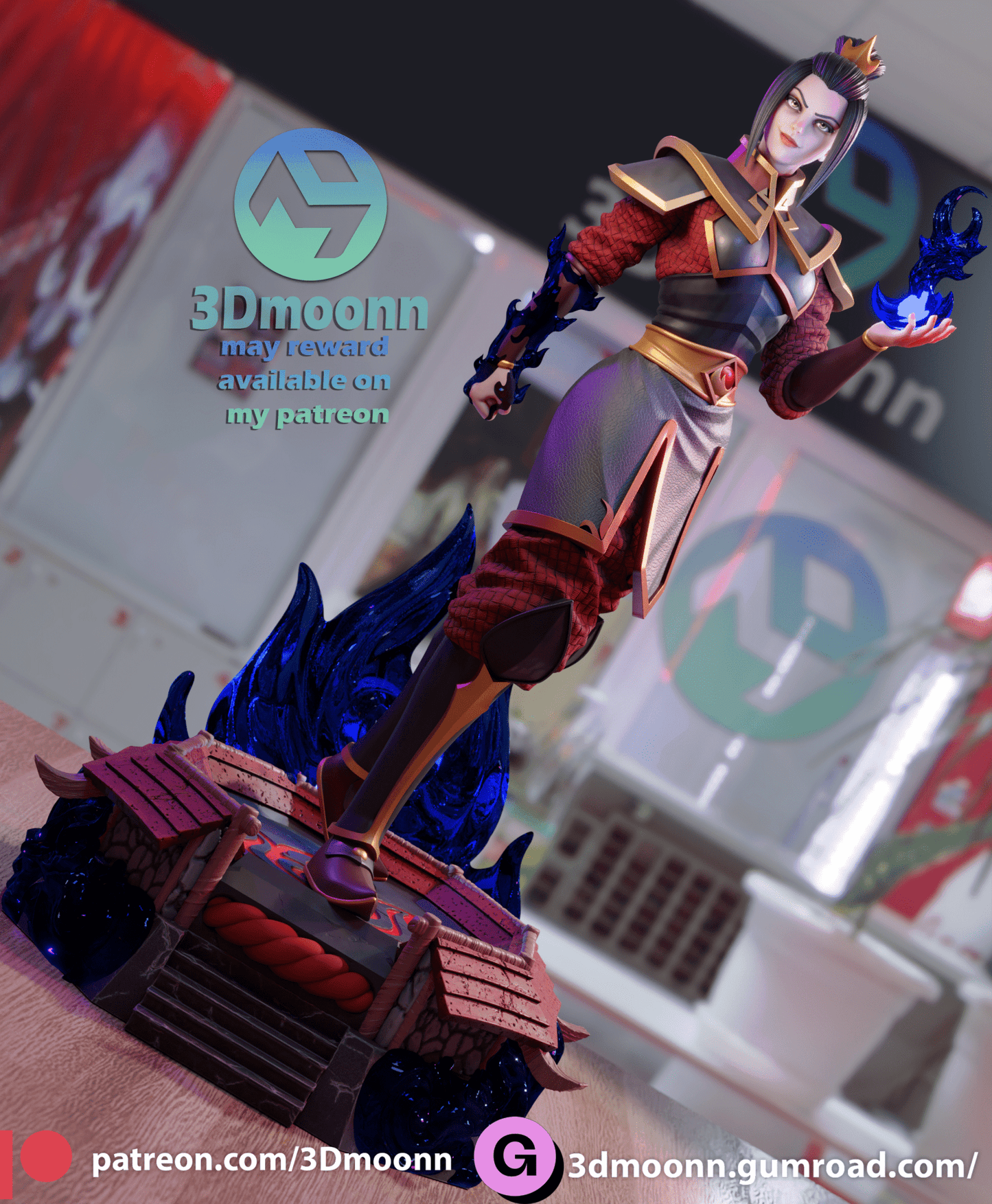 Azula - 3DMoonn - Dark Forge Arts