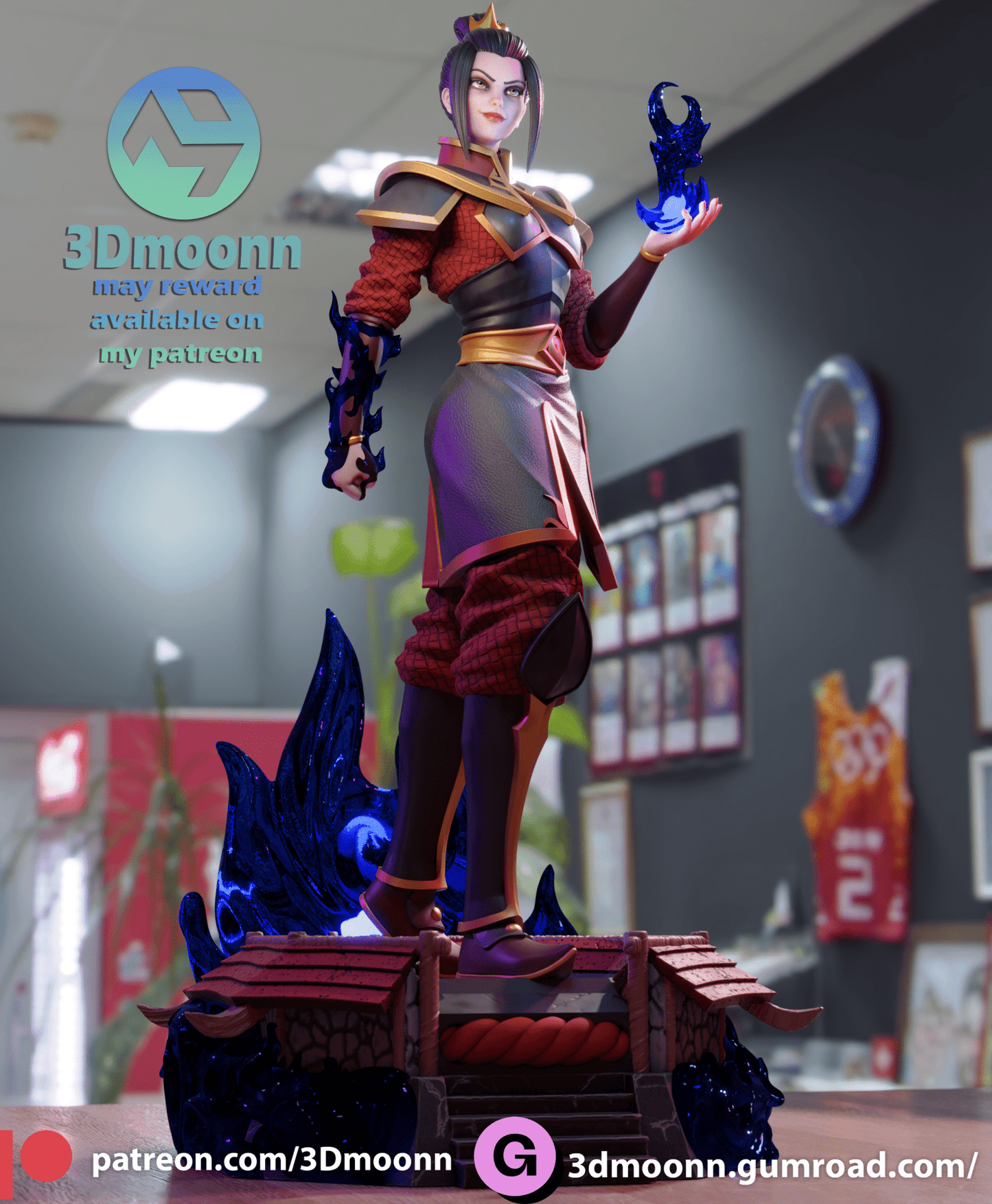 Azula - 3DMoonn - Dark Forge Arts