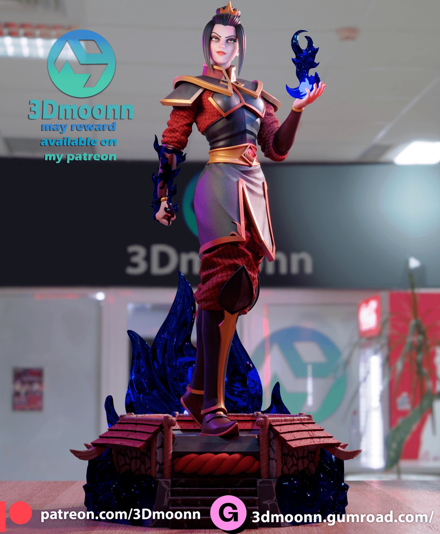 Azula - 3DMoonn - Dark Forge Arts