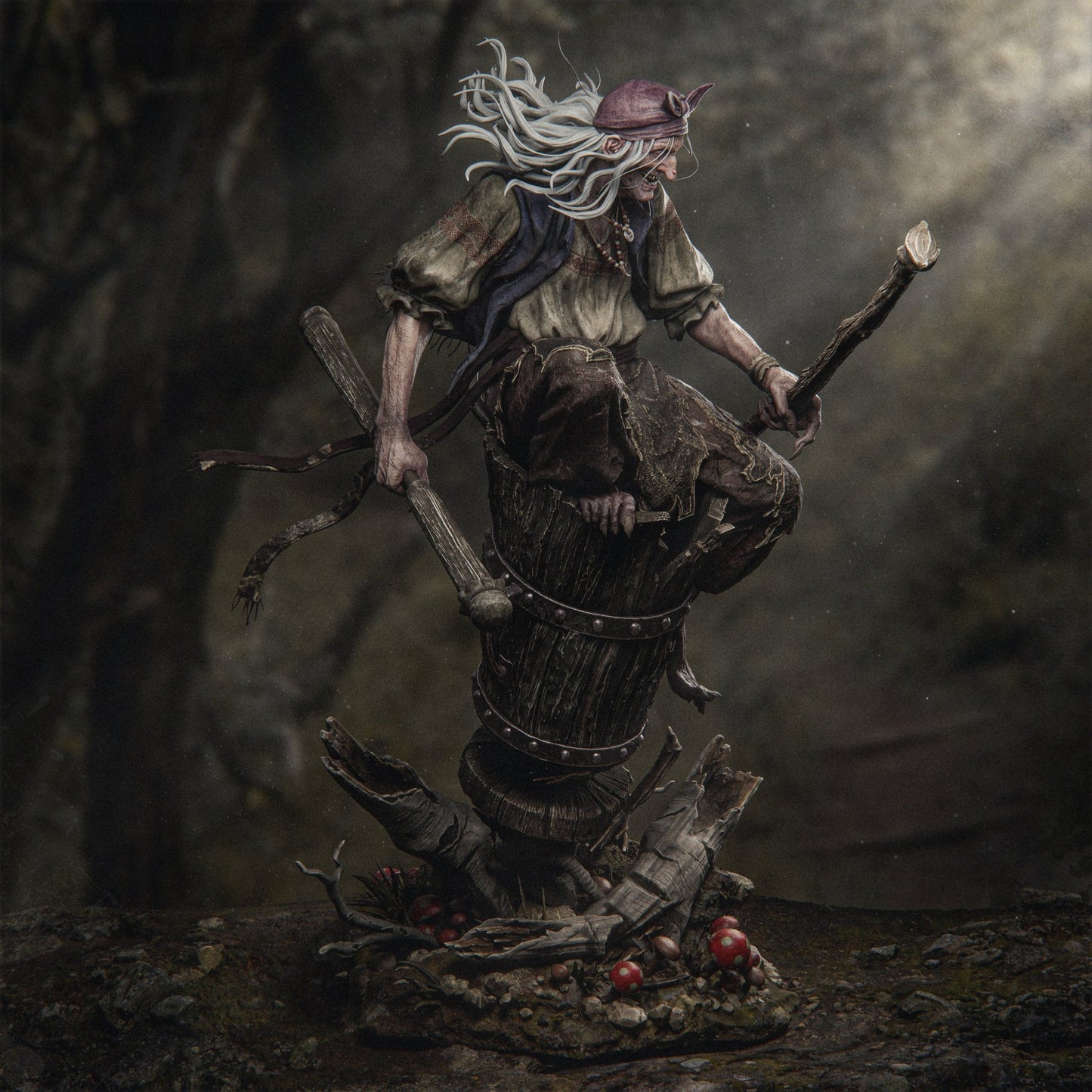 Baba Yaga - CA 3D Studios - Dark Forge Arts