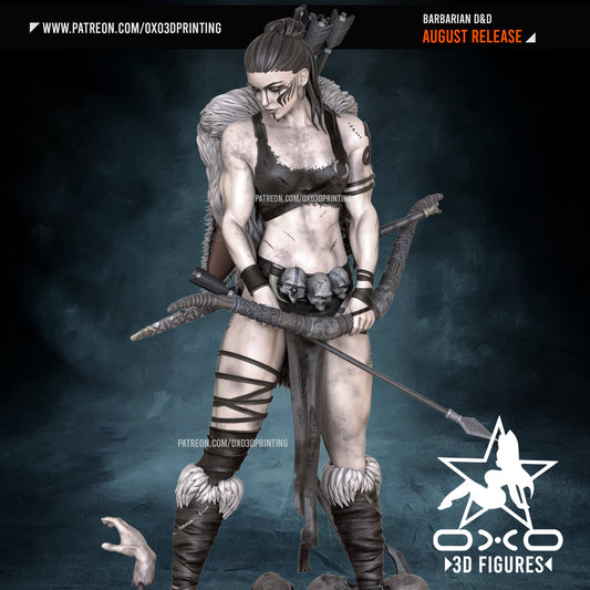 Barbarian Archer - OXO3D - Dark Forge Arts