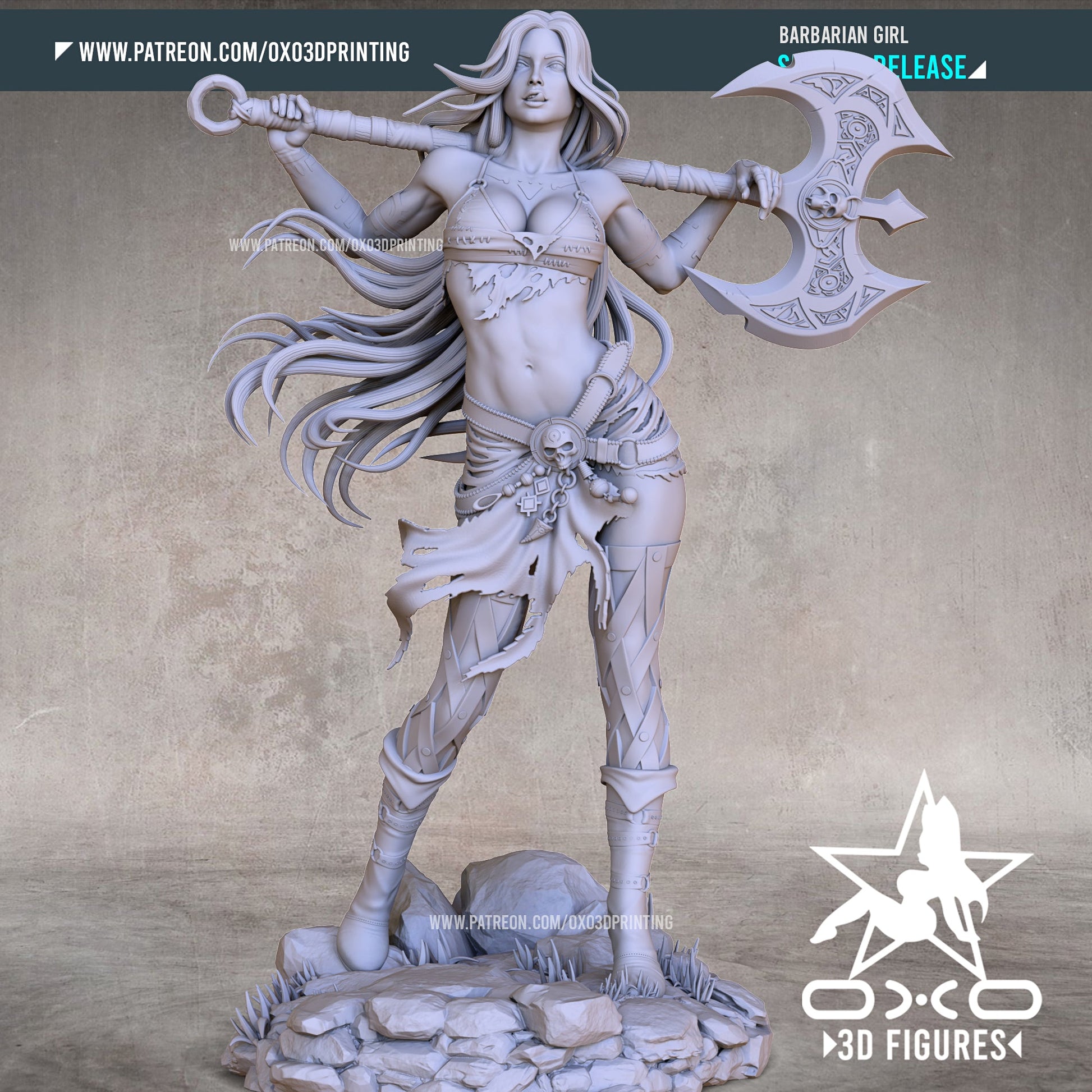Barbarian - OXO3D - Dark Forge Arts