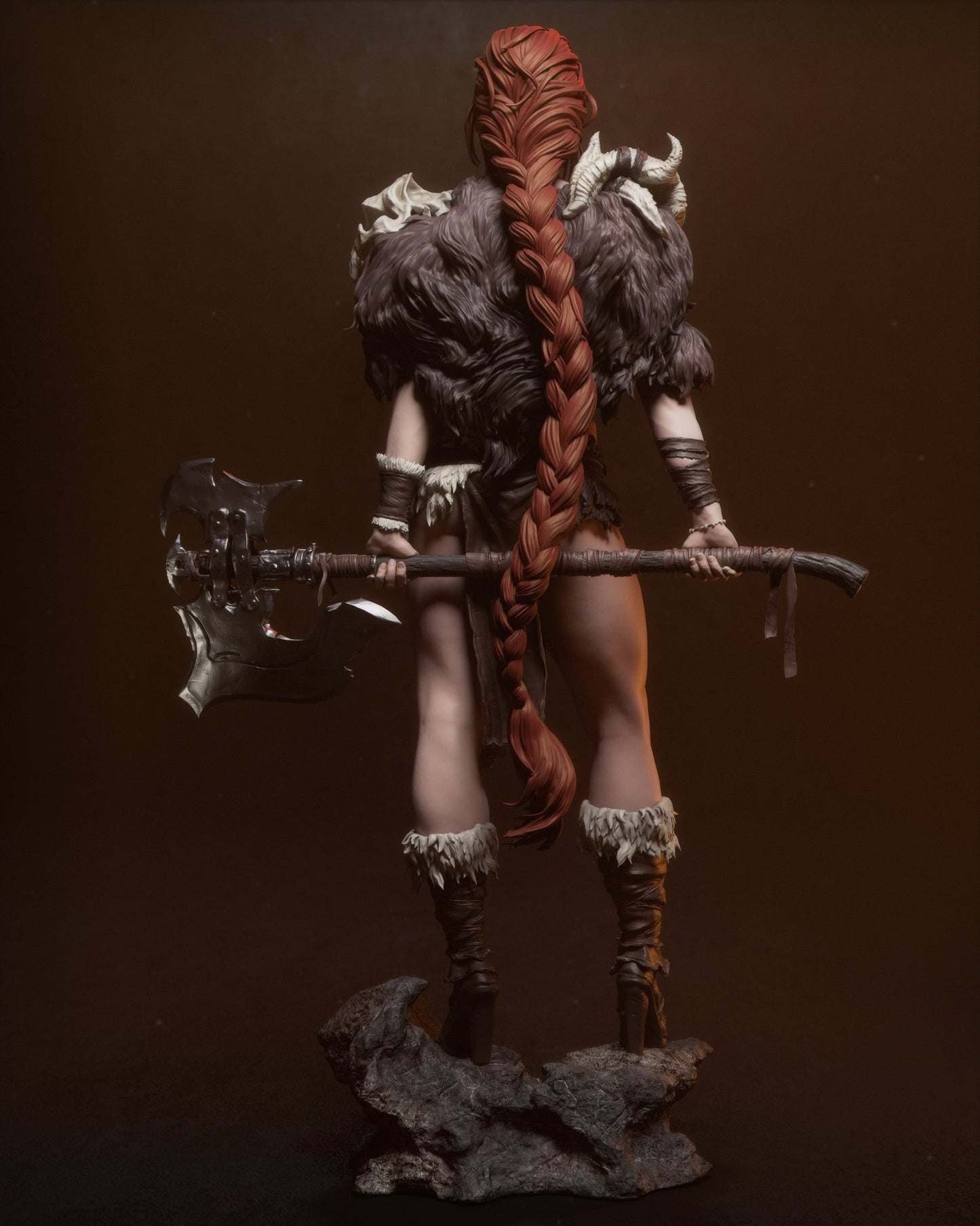 Barbarian Queen - CA 3D Studios - Dark Forge Arts