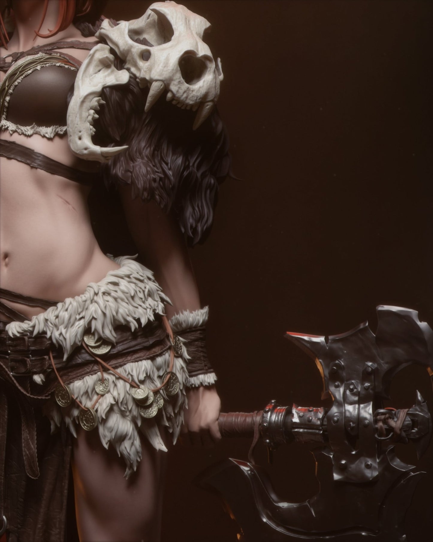 Barbarian Queen - CA 3D Studios - Dark Forge Arts