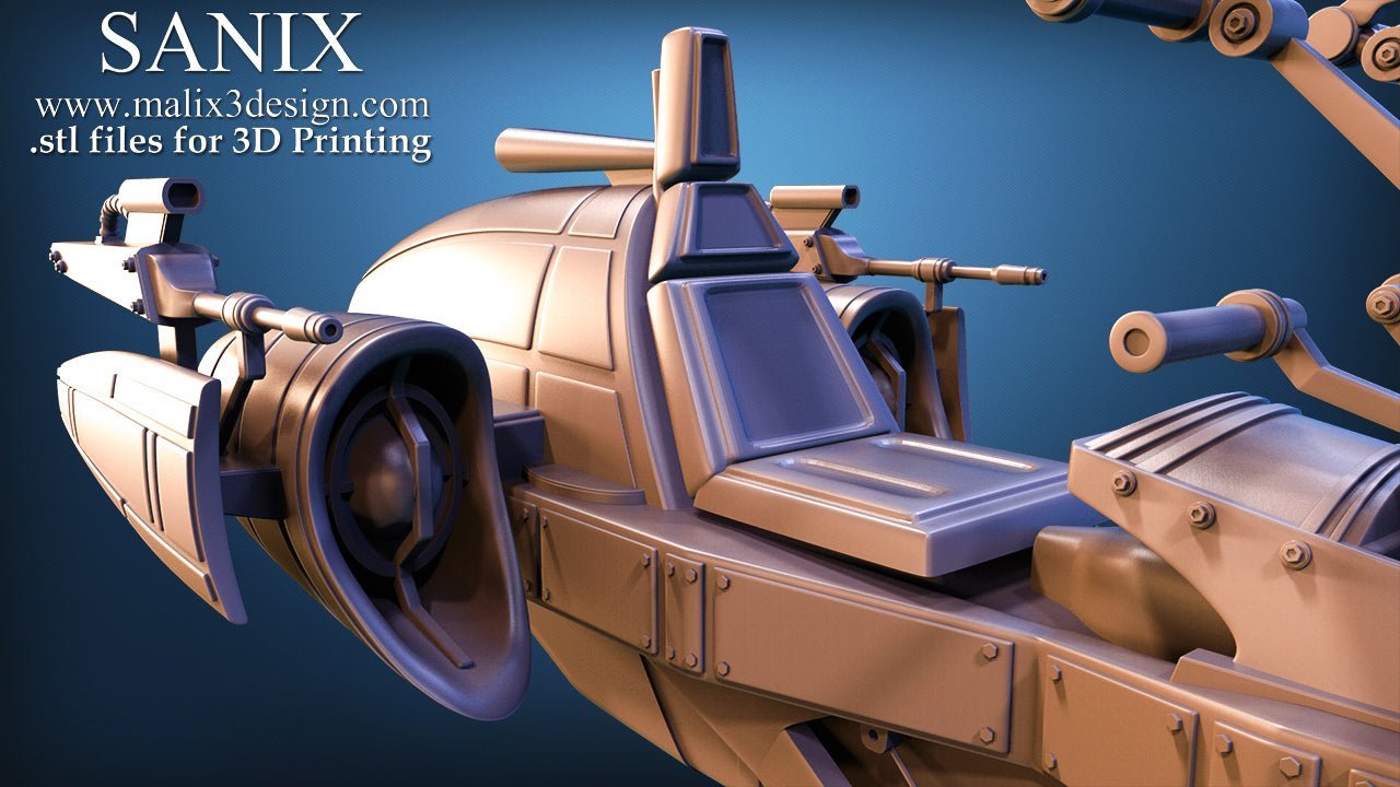 Barc Speeder - Sanix3D - Dark Forge Arts