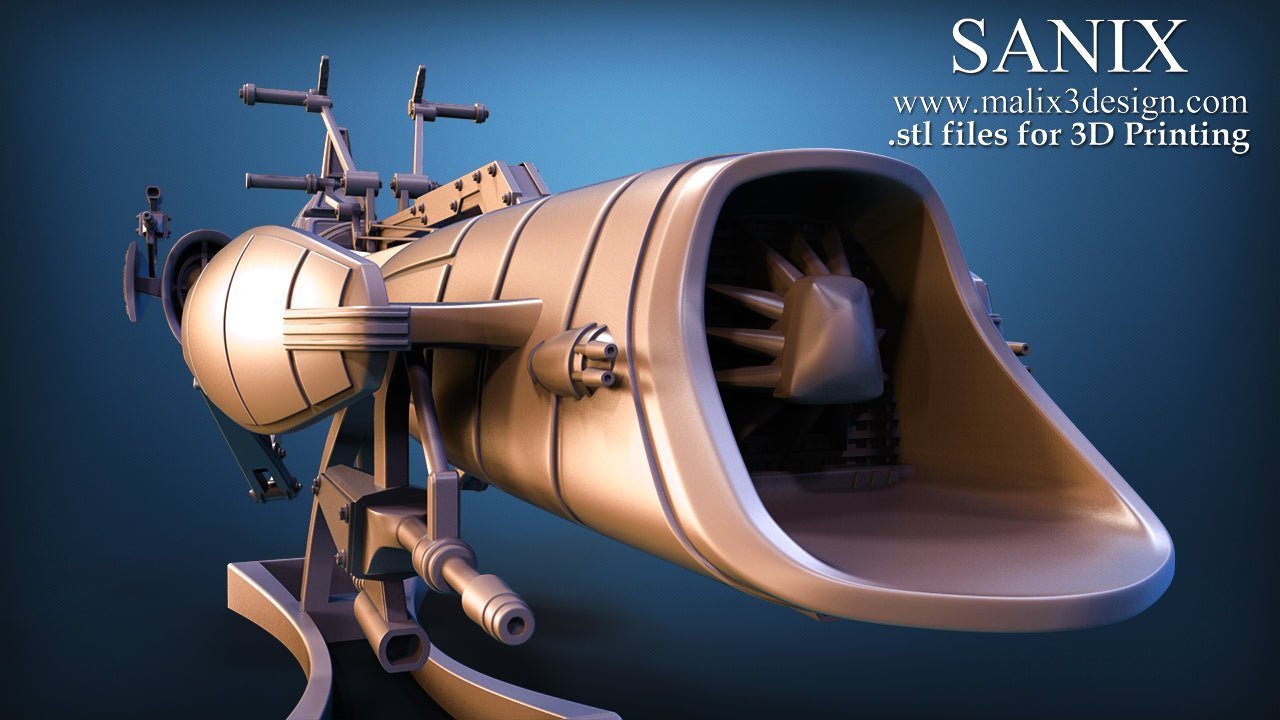 Barc Speeder - Sanix3D - Dark Forge Arts