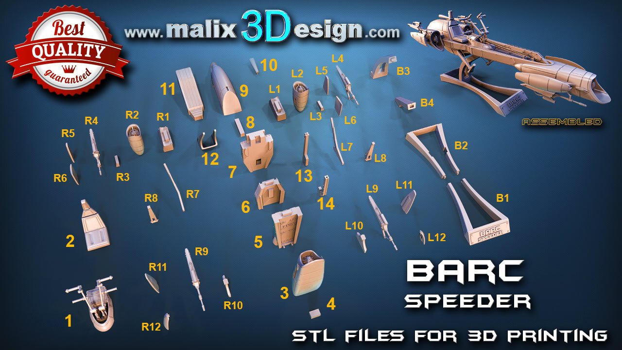 Barc Speeder - Sanix3D - Dark Forge Arts