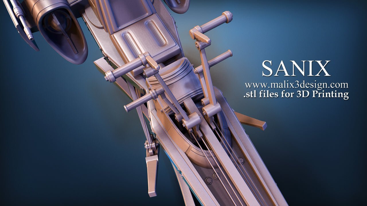Barc Speeder - Sanix3D - Dark Forge Arts