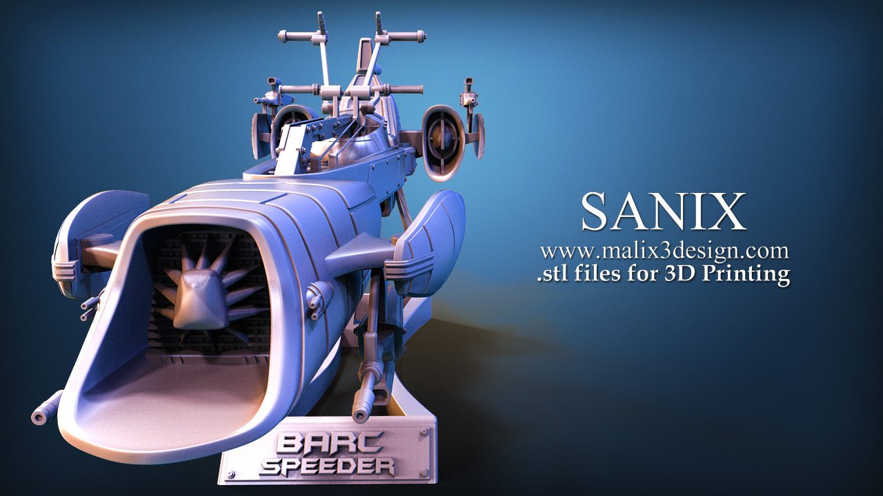 Barc Speeder - Sanix3D - Dark Forge Arts