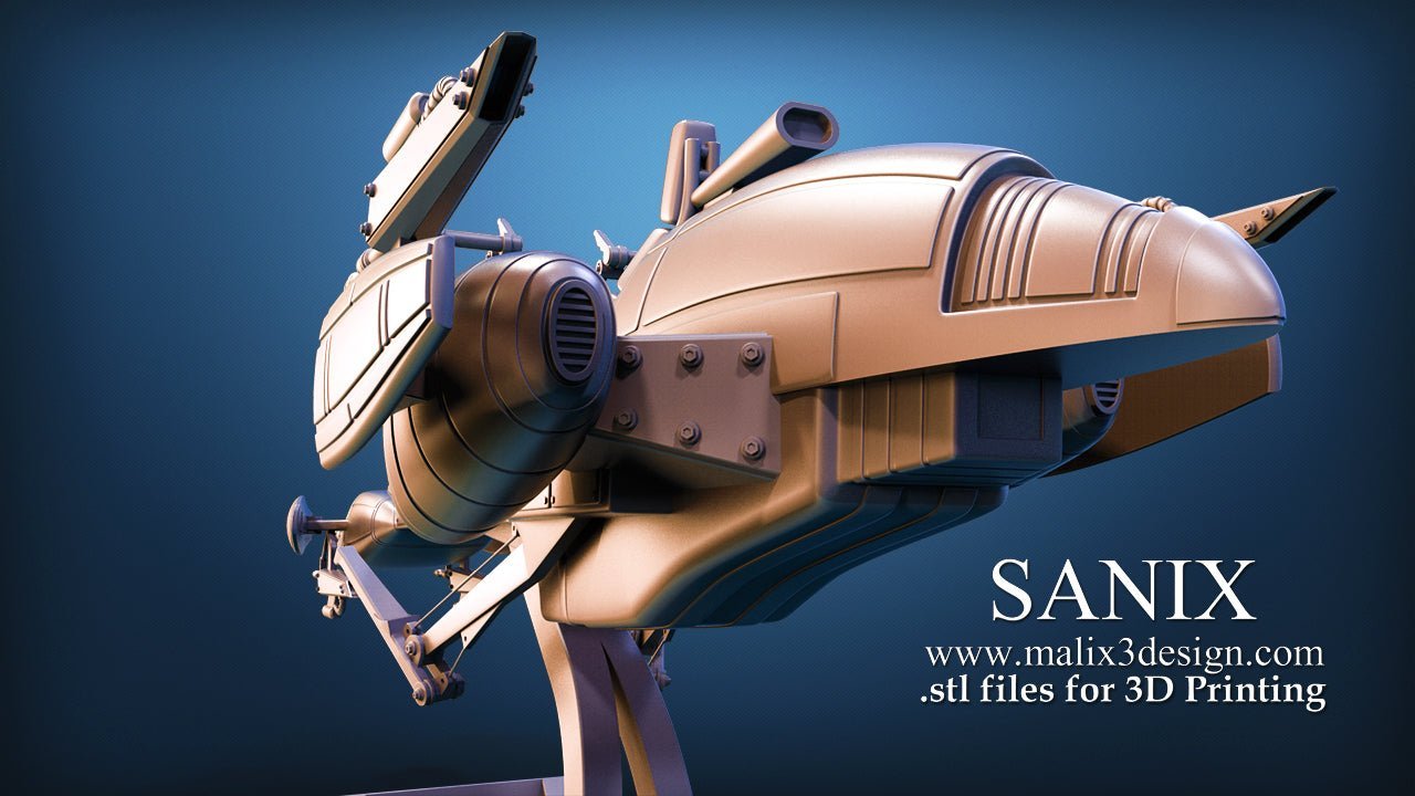 Barc Speeder - Sanix3D - Dark Forge Arts