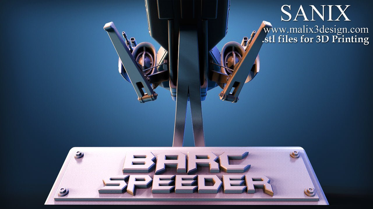 Barc Speeder - Sanix3D - Dark Forge Arts