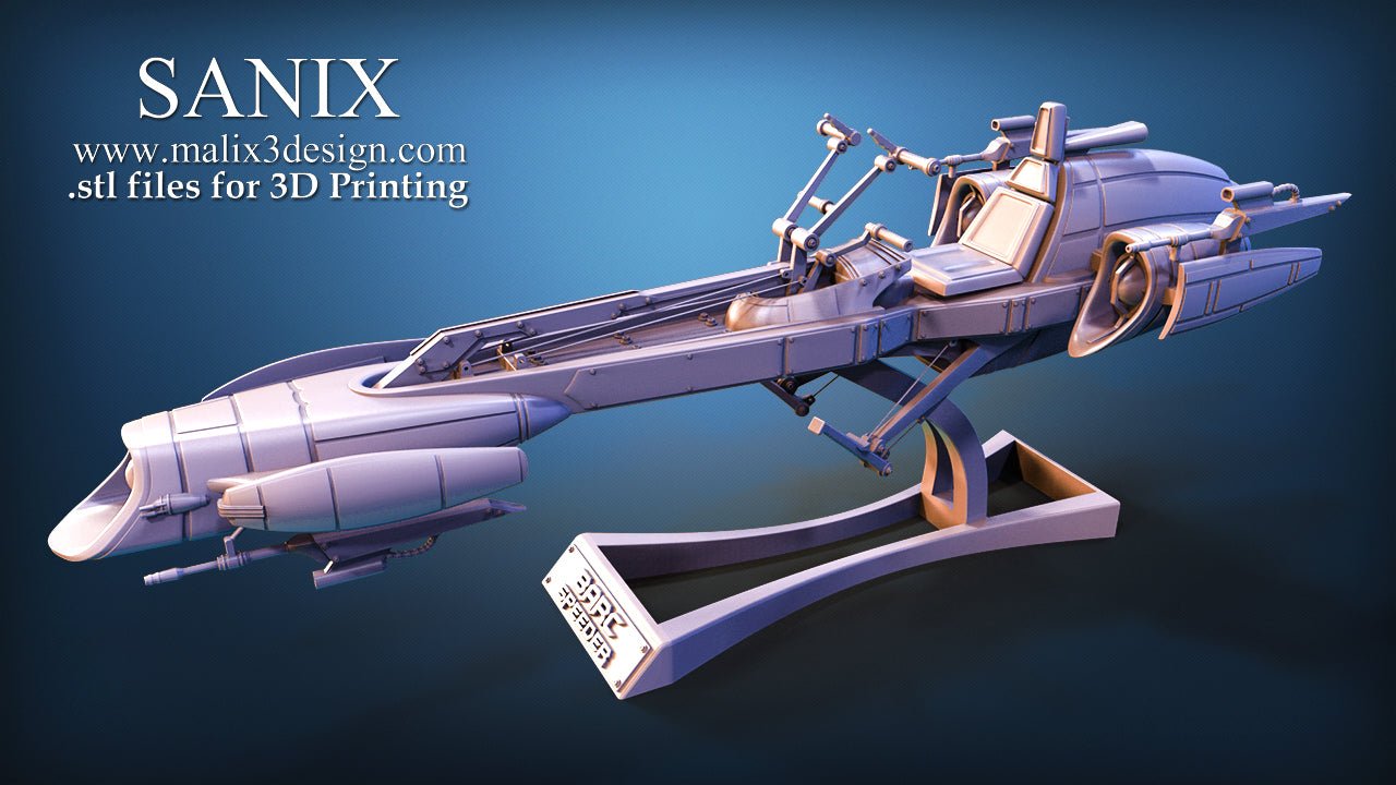 Barc Speeder - Sanix3D - Dark Forge Arts