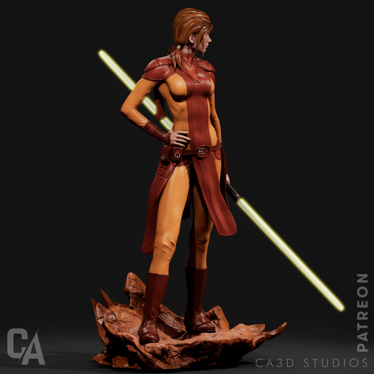 Bastila Shan - CA 3D Studios - Dark Forge Arts