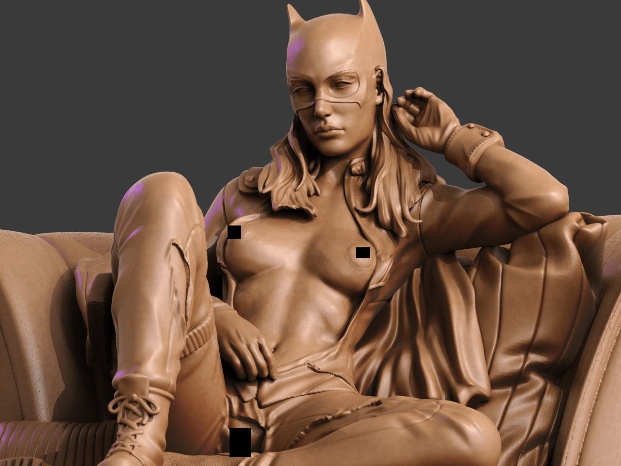 Batgirl v2 - CA 3D Studios - Dark Forge Arts