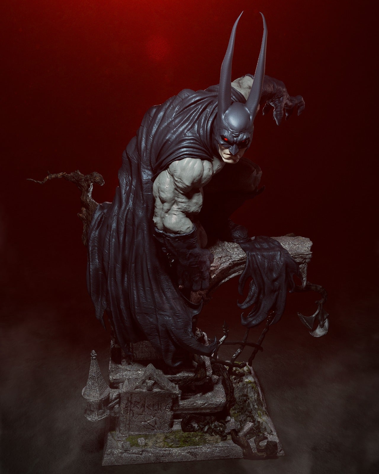 Batman Vampire - CA 3D Studios - Dark Forge Arts