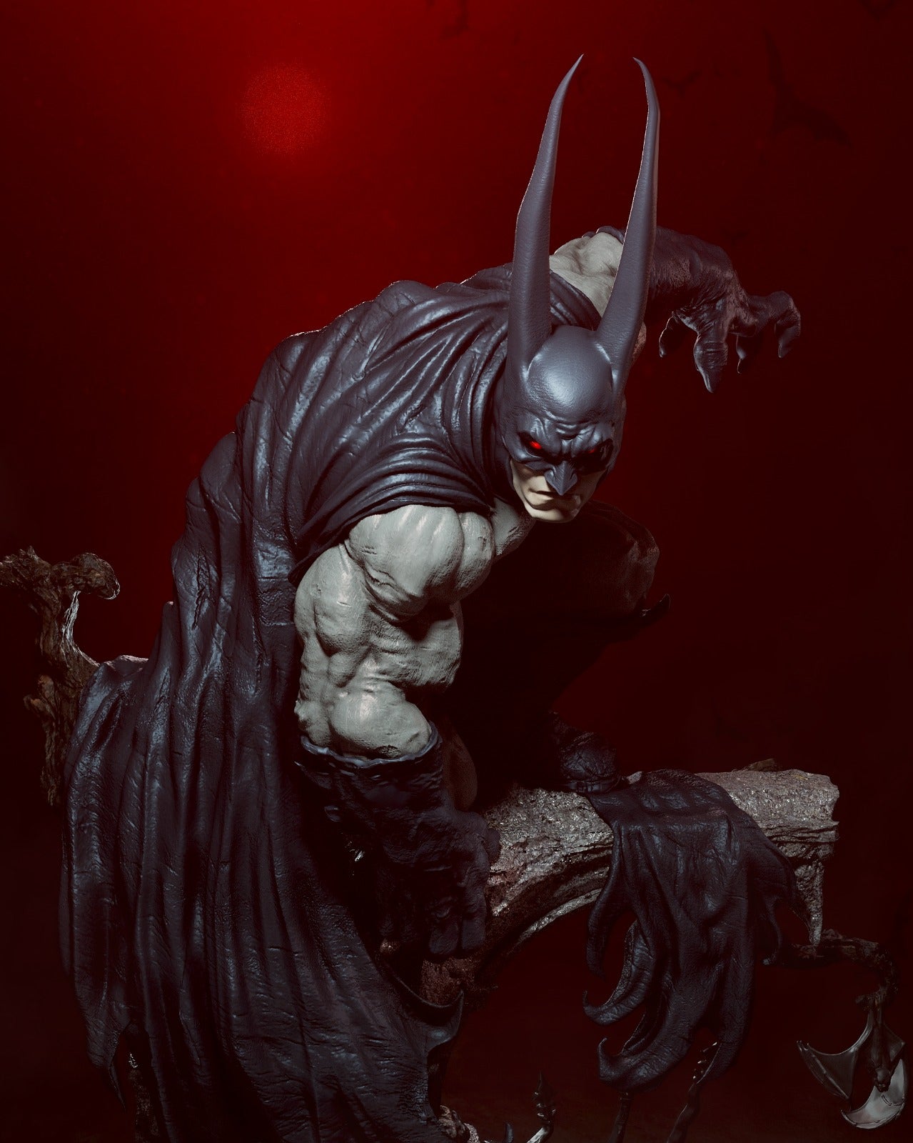 Batman Vampire - CA 3D Studios - Dark Forge Arts
