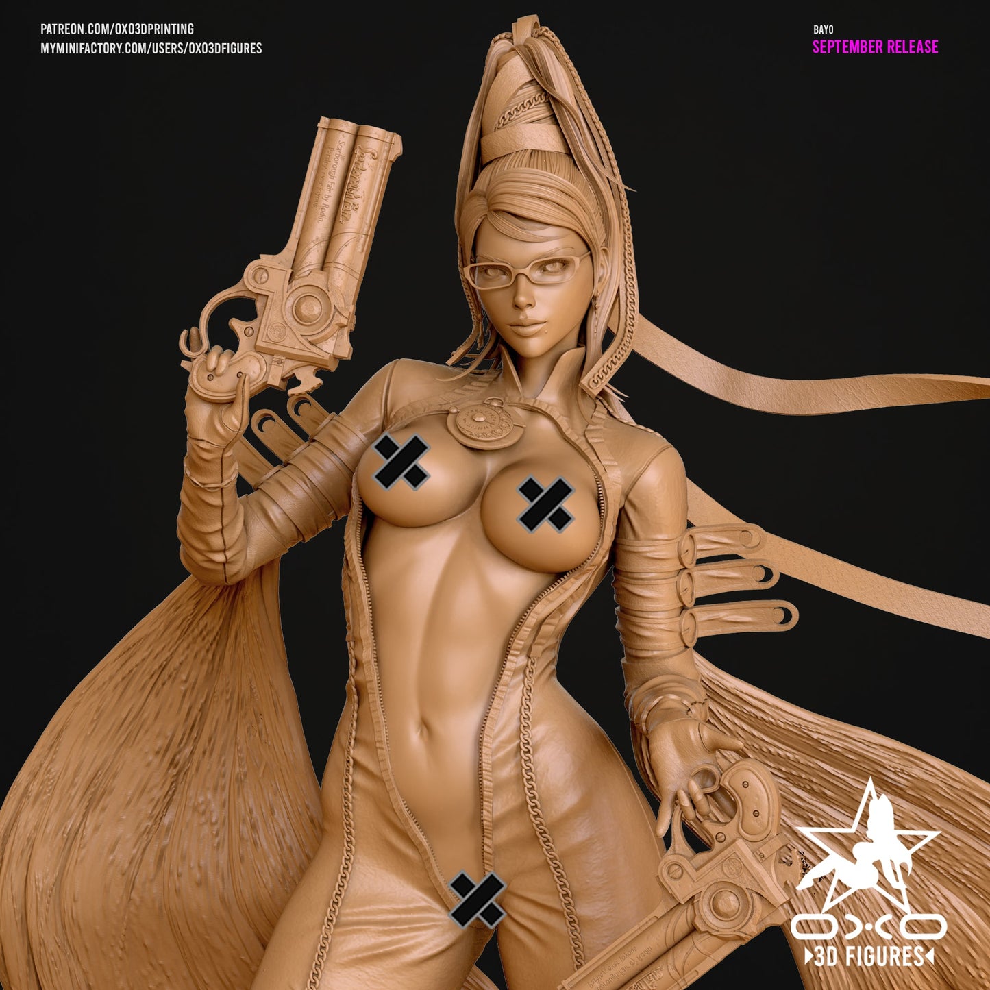Bayonetta - OXO3D - Dark Forge Arts