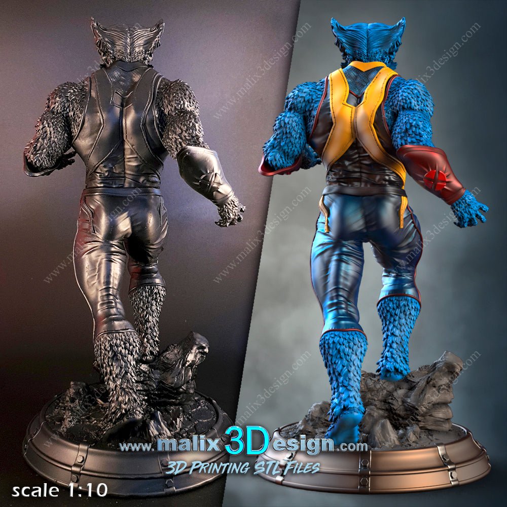 Beast X - men - Sanix3D - Dark Forge Arts