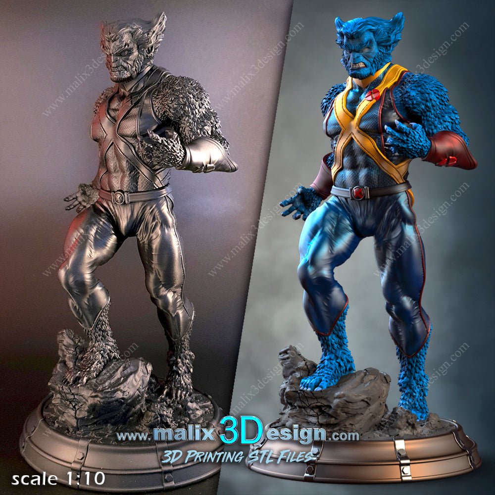 Beast X - men - Sanix3D - Dark Forge Arts