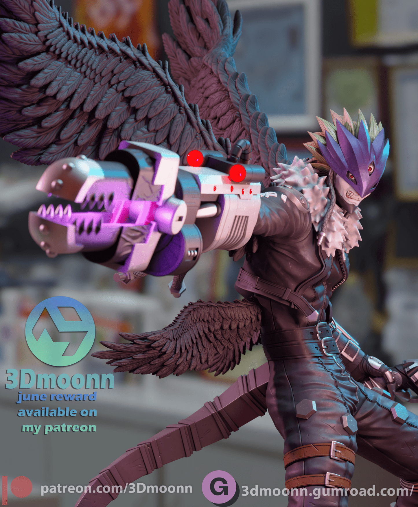 Beelzemon - 3DMoonn - Dark Forge Arts