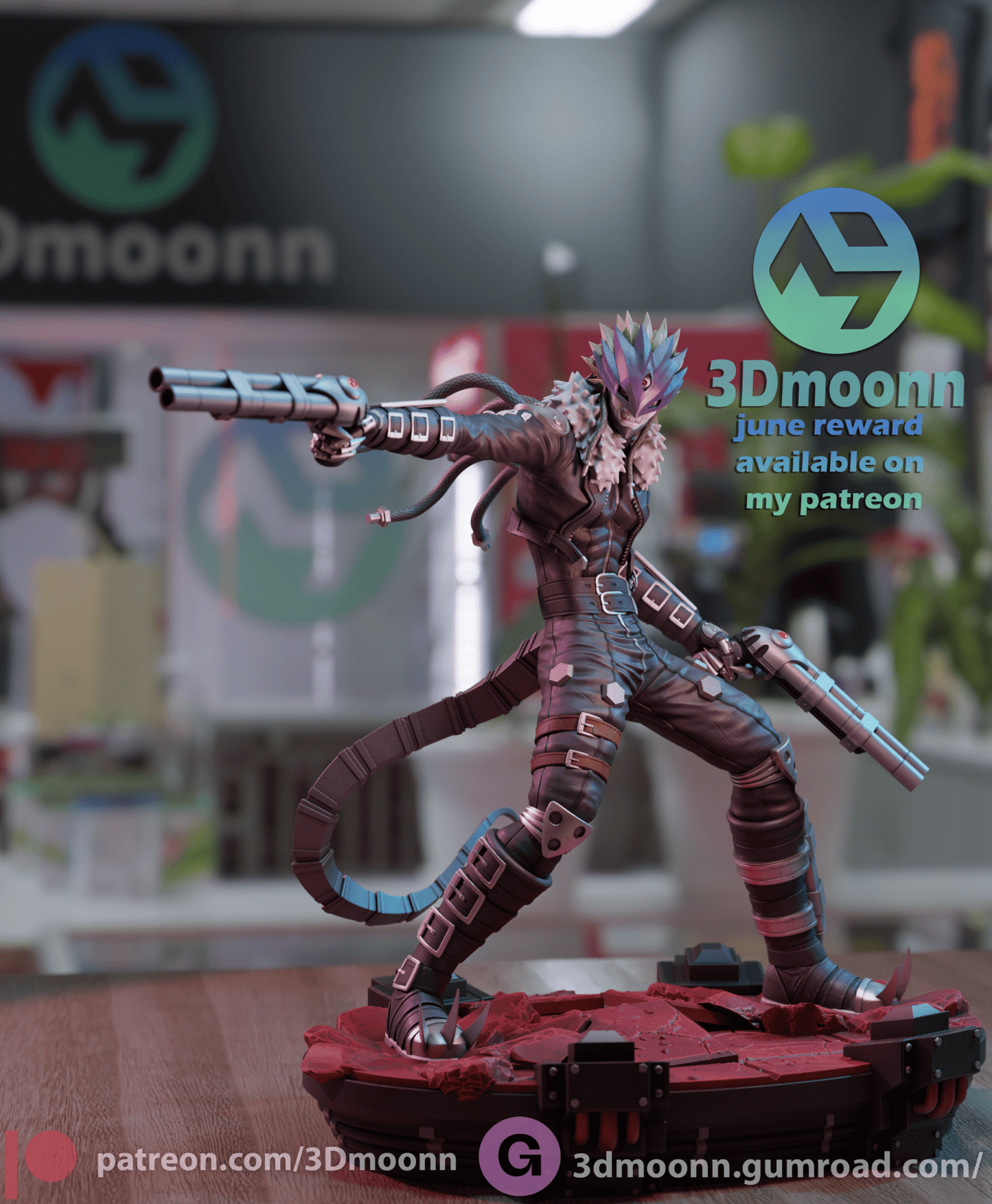 Beelzemon - 3DMoonn - Dark Forge Arts