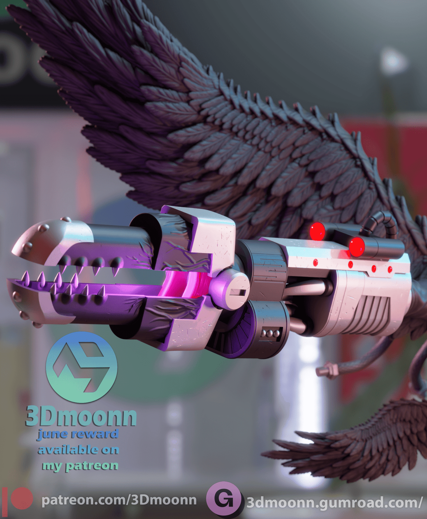 Beelzemon - 3DMoonn - Dark Forge Arts