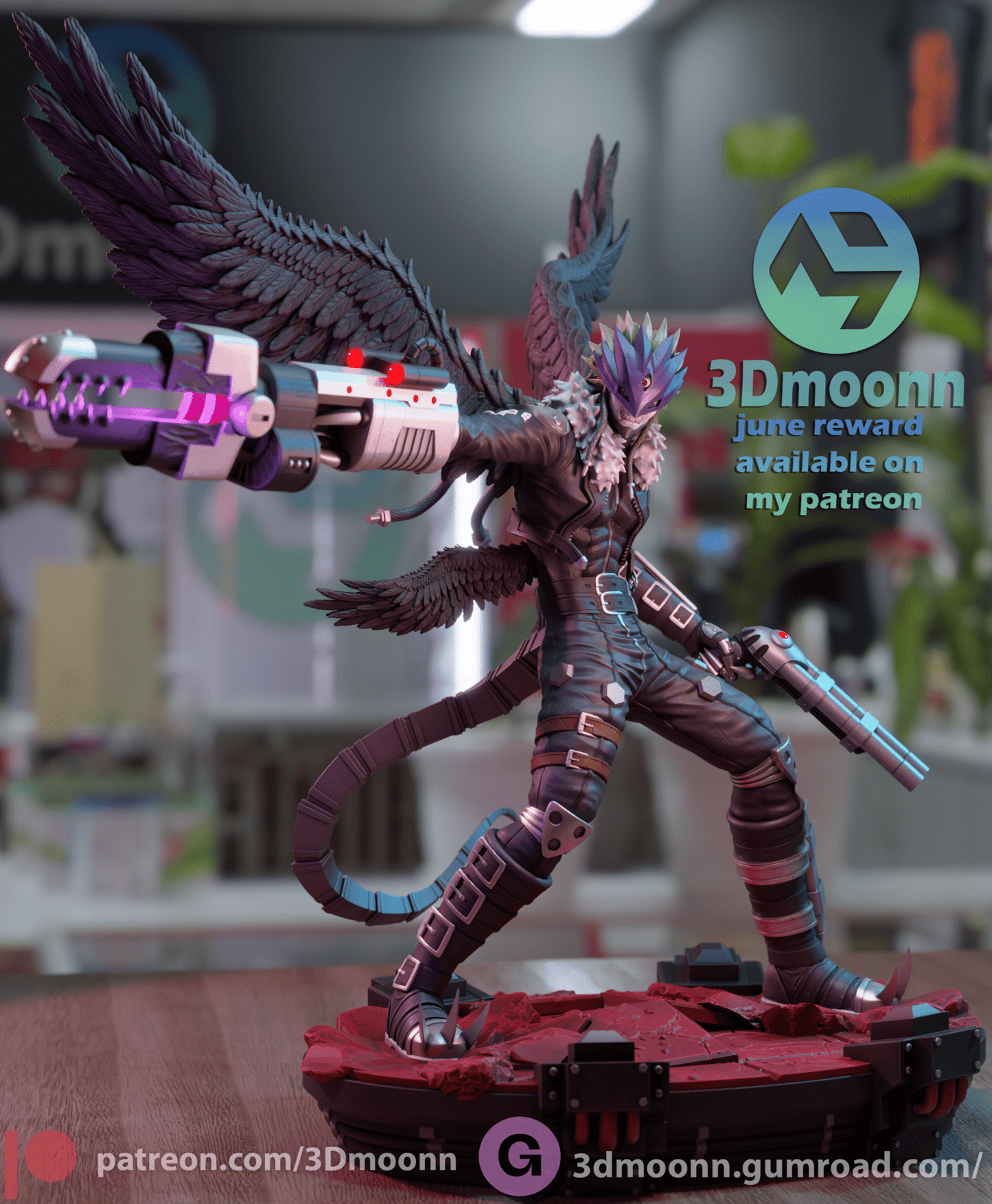 Beelzemon - 3DMoonn - Dark Forge Arts